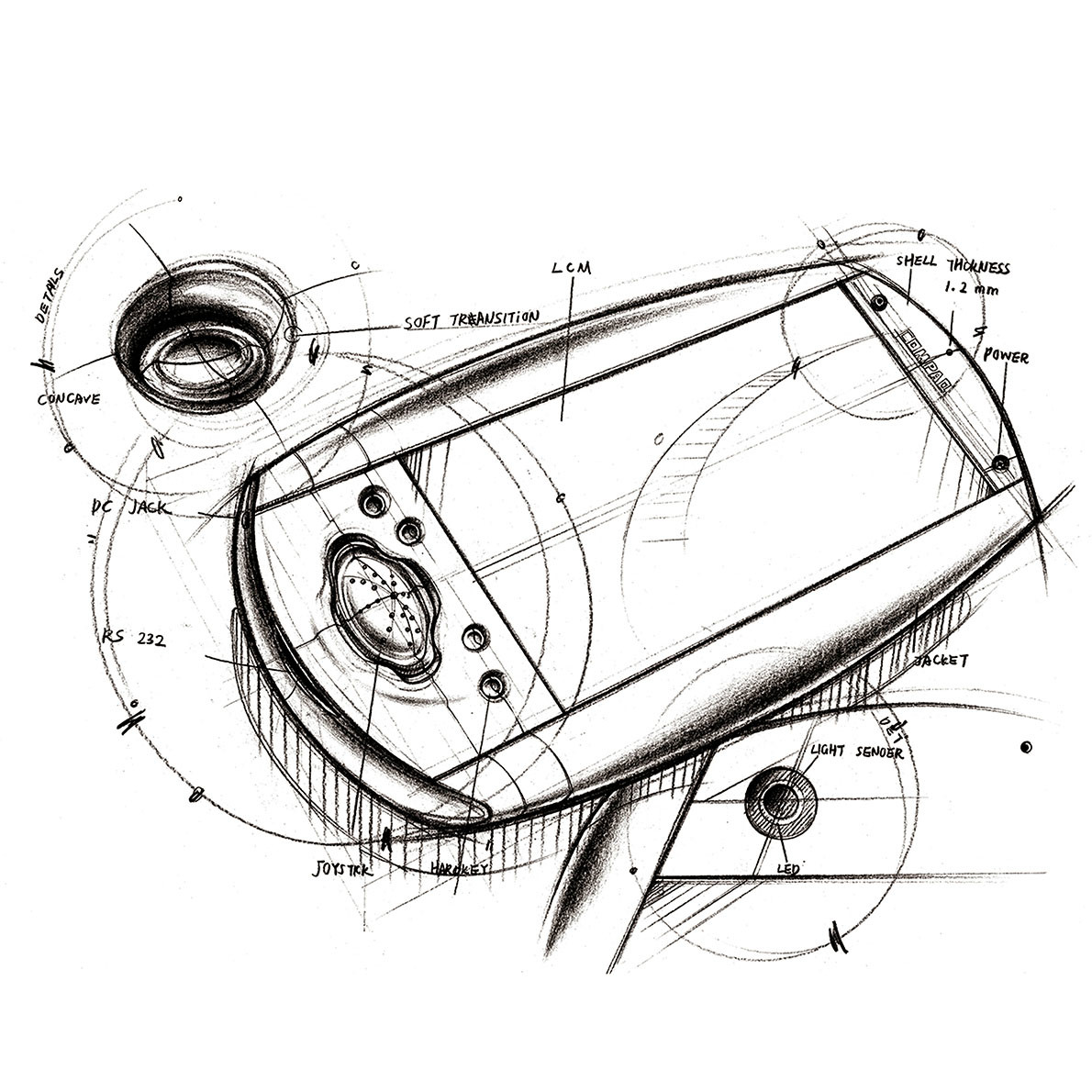 Hand drawn products，