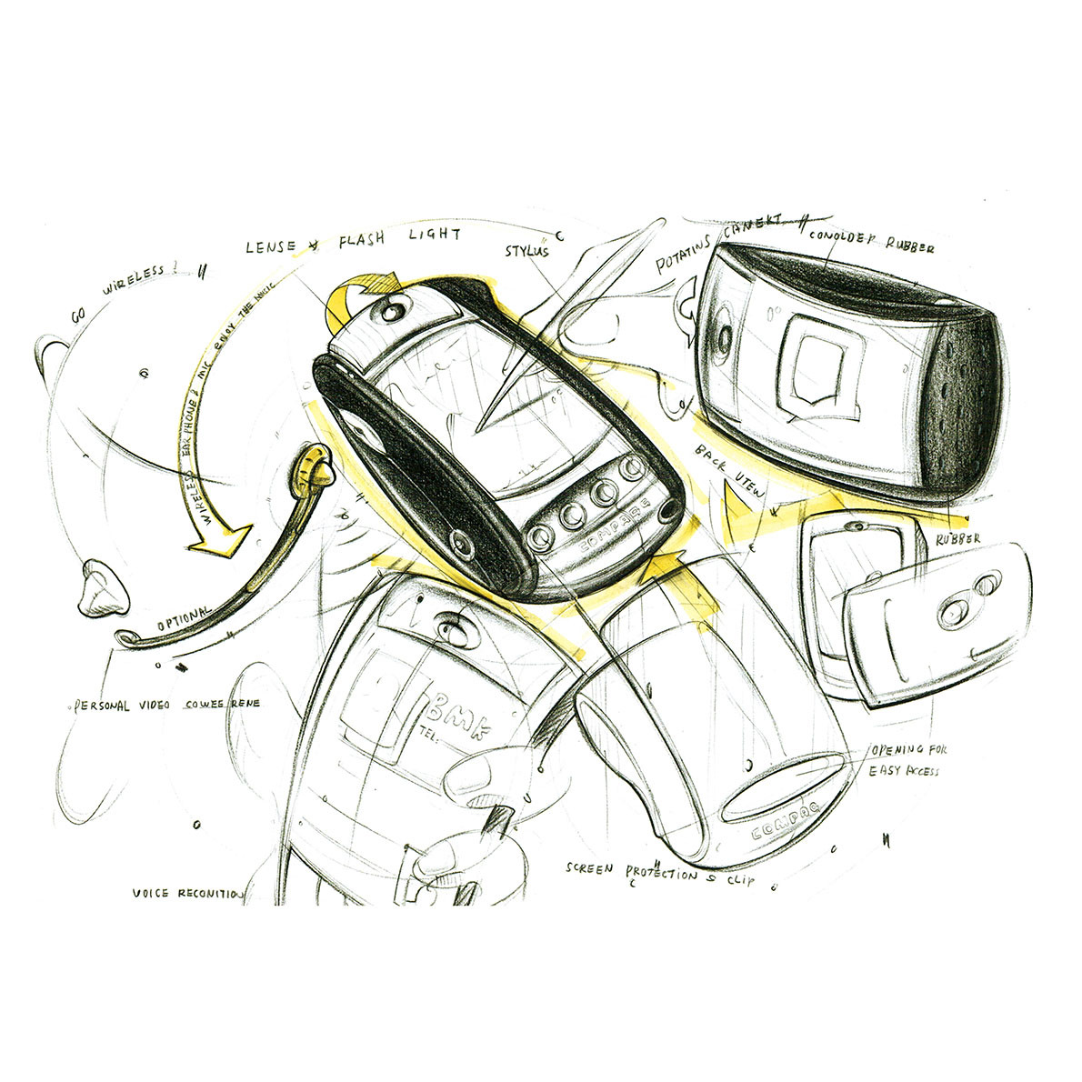 Hand drawn products，