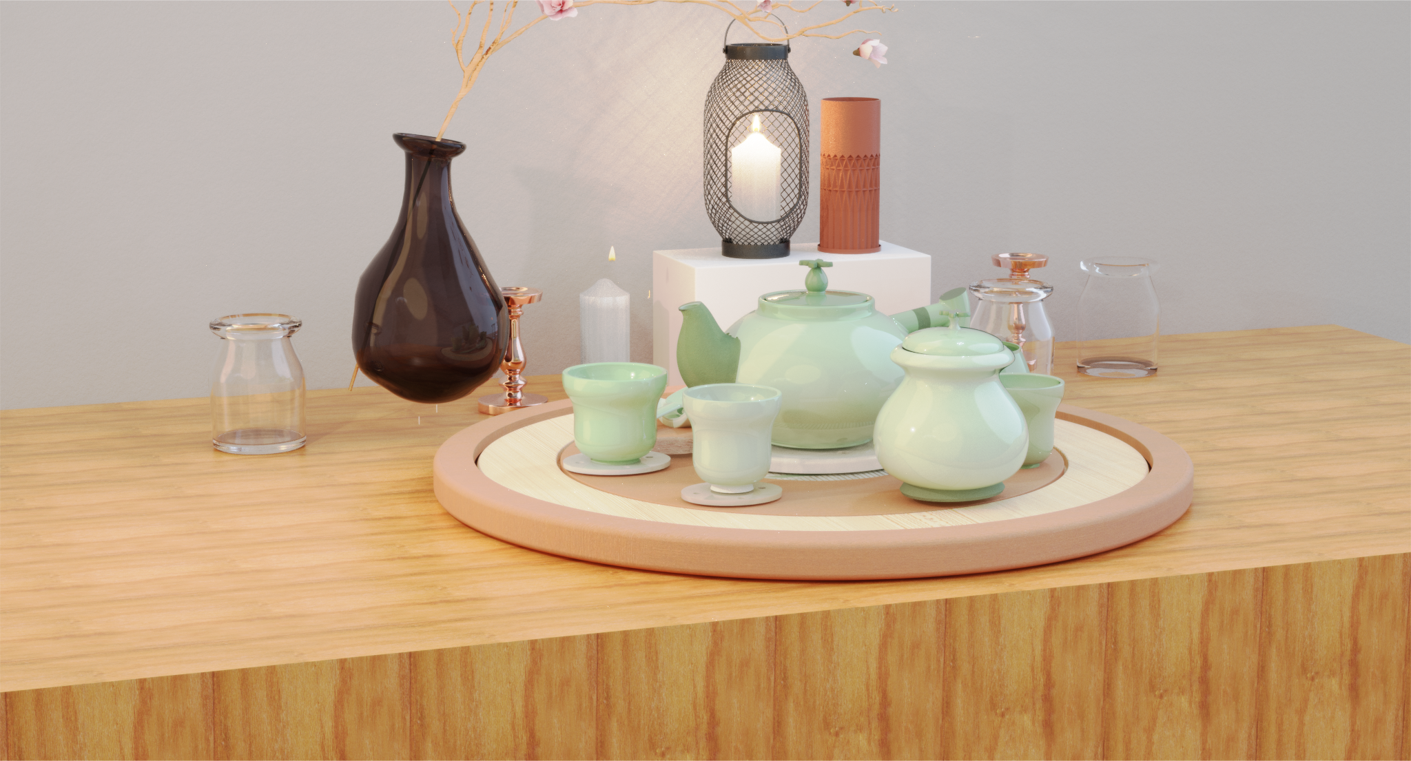 tea set，Cultural creation，Henan culture，