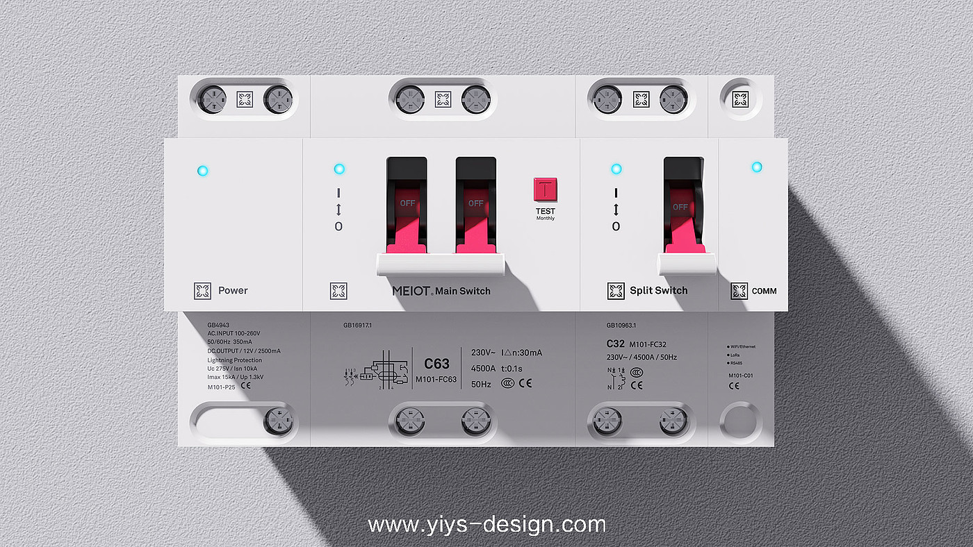 Serial design，Circuit breaker，Different element design，