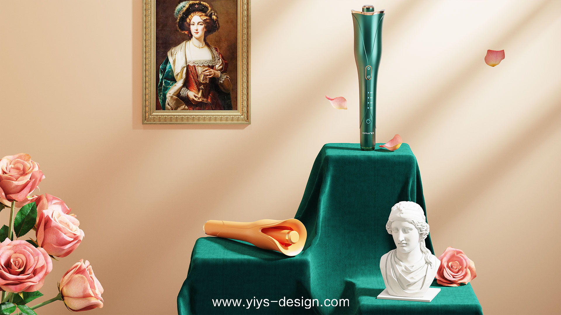 Beauty makeup，Hair stick，Different element design，