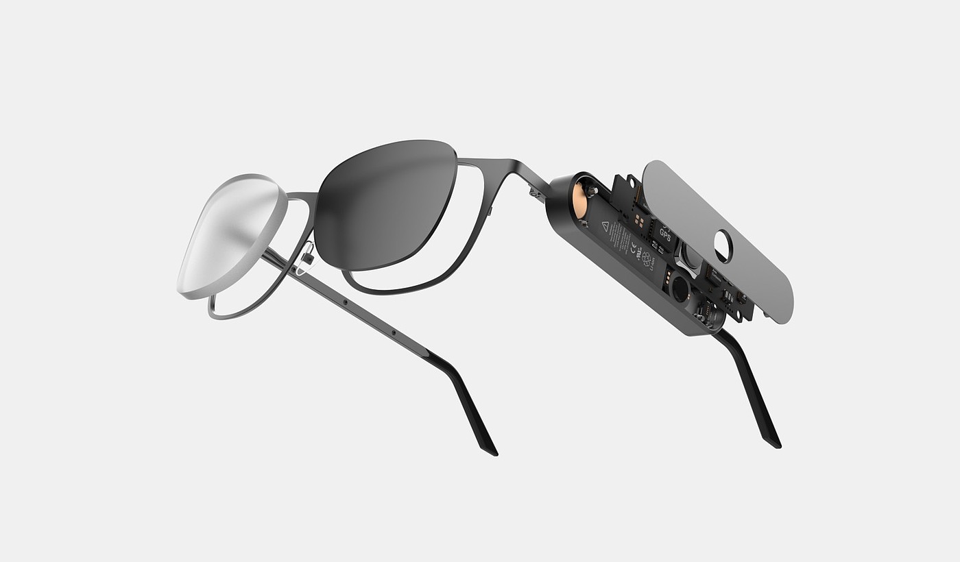 盲人专用眼镜，交互设计，智能，草图，