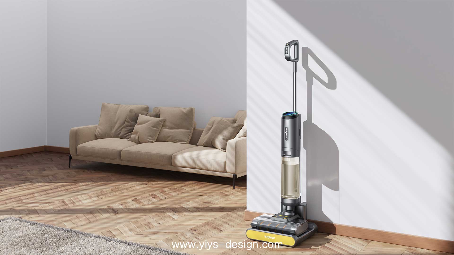 Intelligent washing machine，product design，household electrical appliances，Vacuuming，clean，Mopping machine，Different element design，