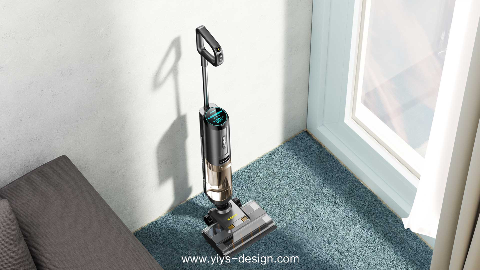 Intelligent washing machine，product design，household electrical appliances，Vacuuming，clean，Mopping machine，Different element design，