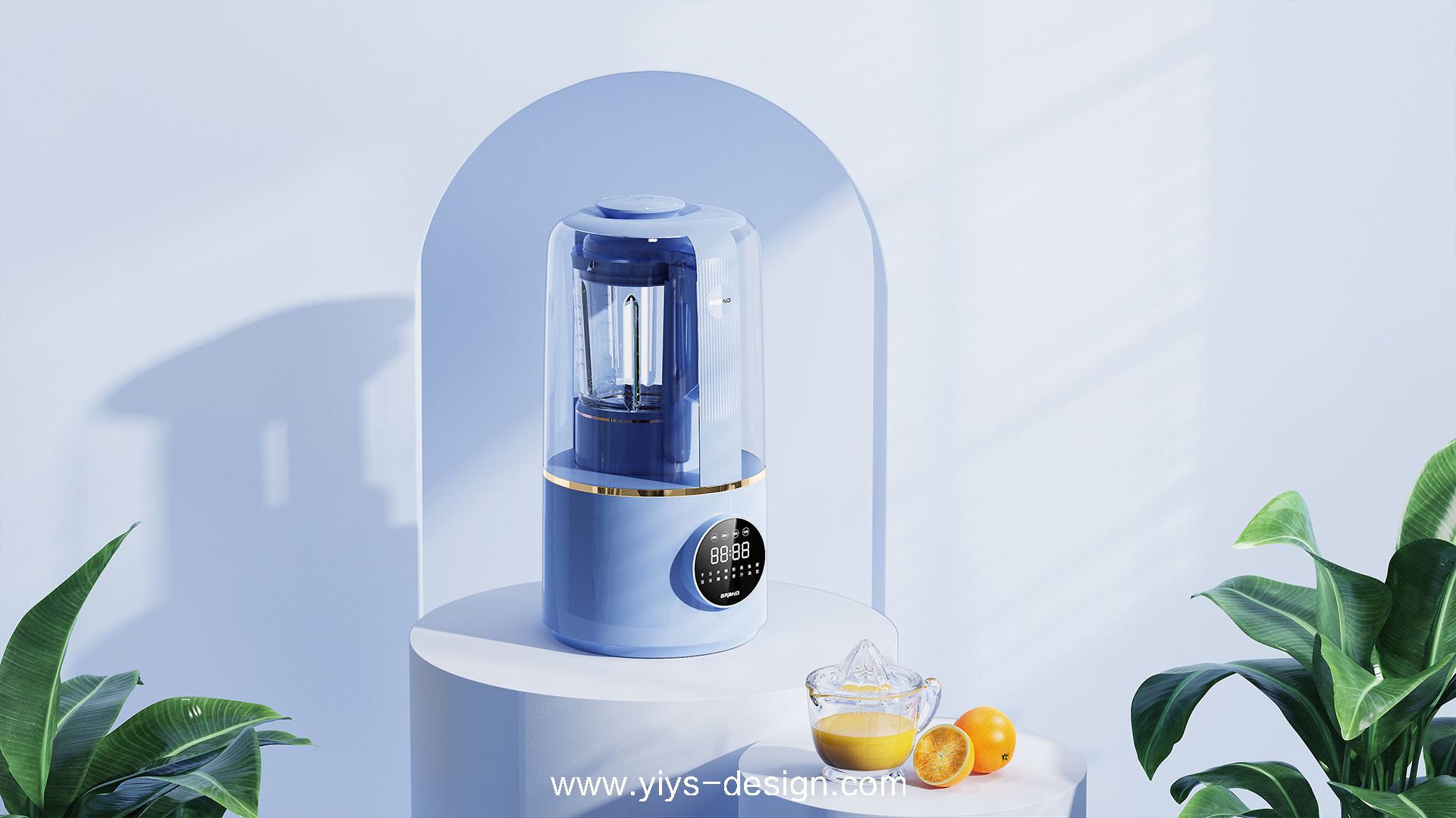 Small appliances appearance，Wall breaker，Different element design，