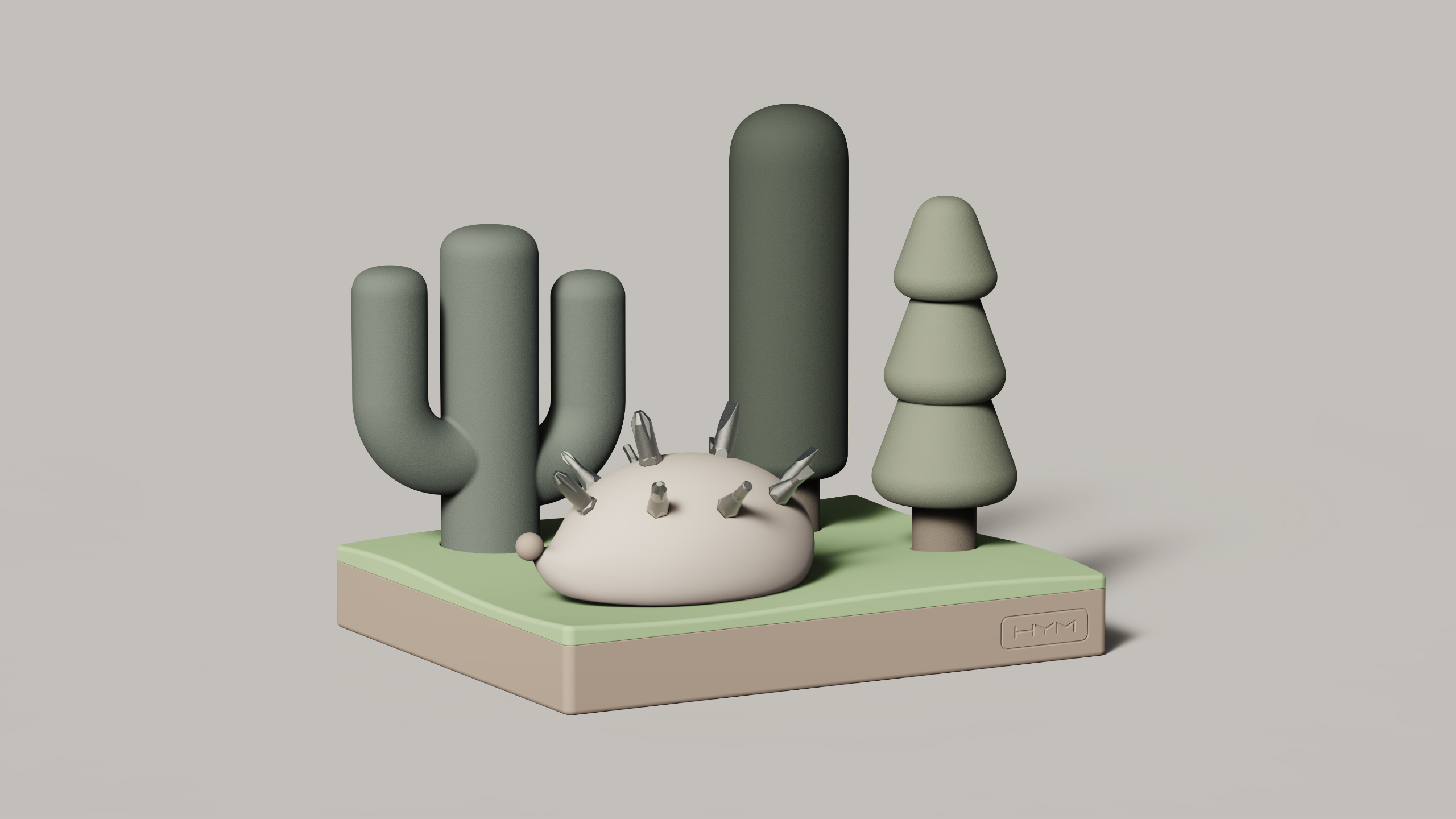 bolt driver，hedgehog，lovely，Cartoon，Screwdriver，tool，Hardware tools，hardware，