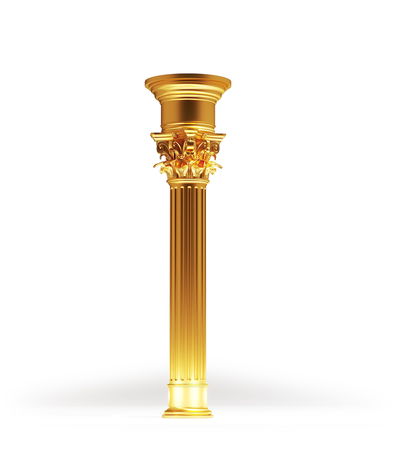 Roman column，3D modeling，Rendering，
