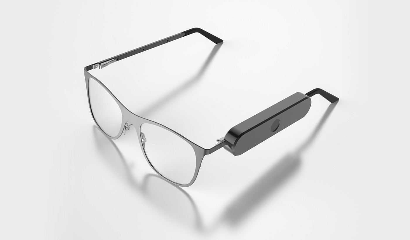 Special glasses for the blind，Interaction design，intelligence，sketch，