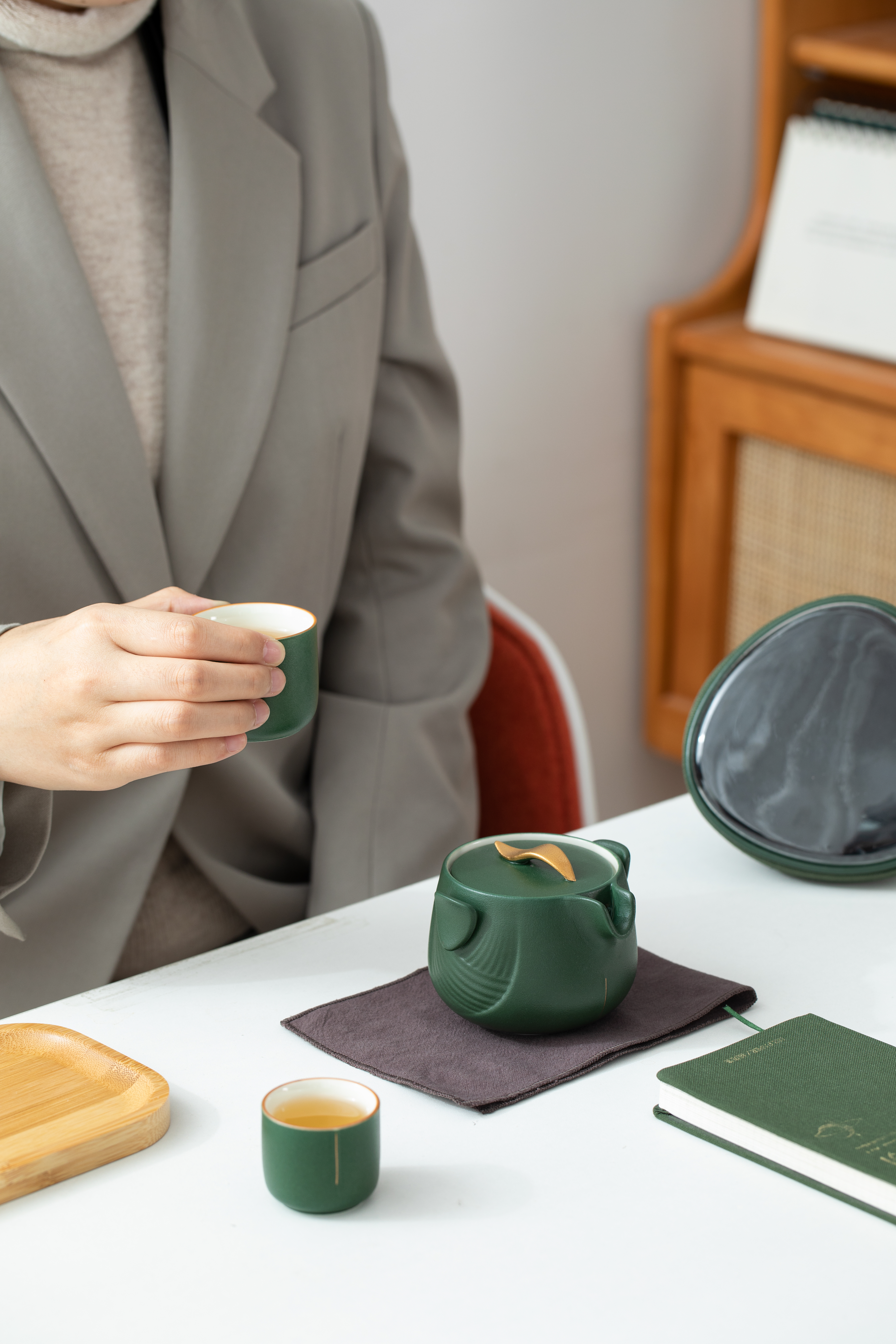 Cultural creation，gift，tea set，Design，