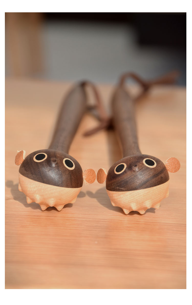 Original design，Wood Crafts，lovely，adorkable，Puffer fish，