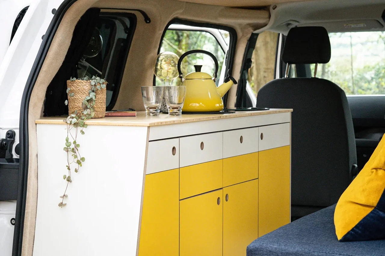 vehicle，Campervan，Design，electric camper，camping，