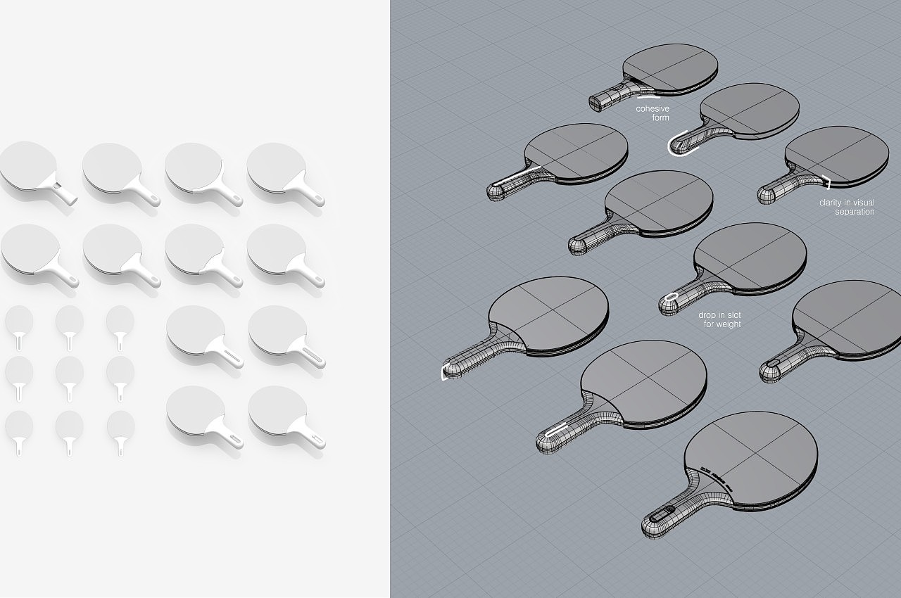 Nimbus，乒乓球拍配件，创意，概念设计，