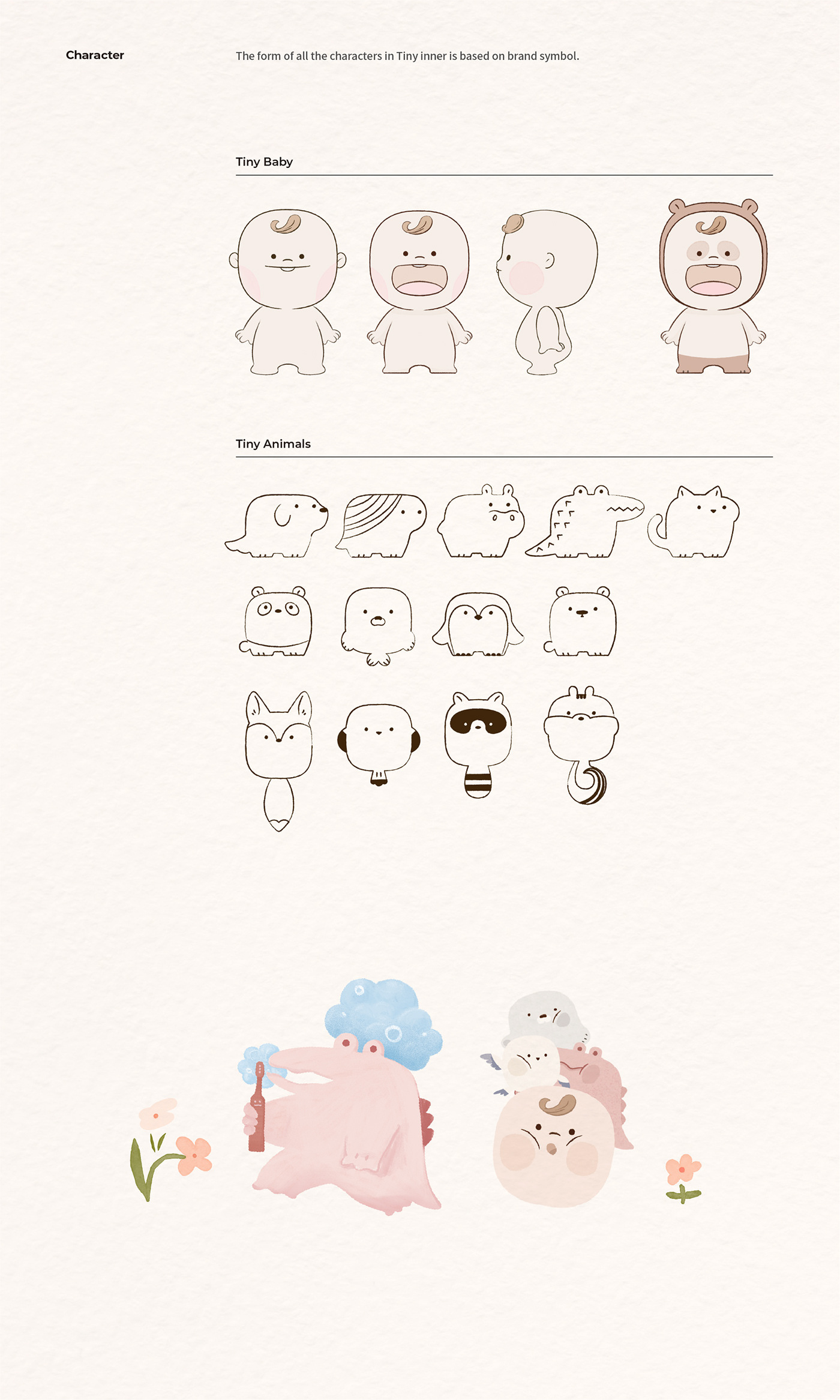 Tiny Inner，Brand design，packing，graphic design ，