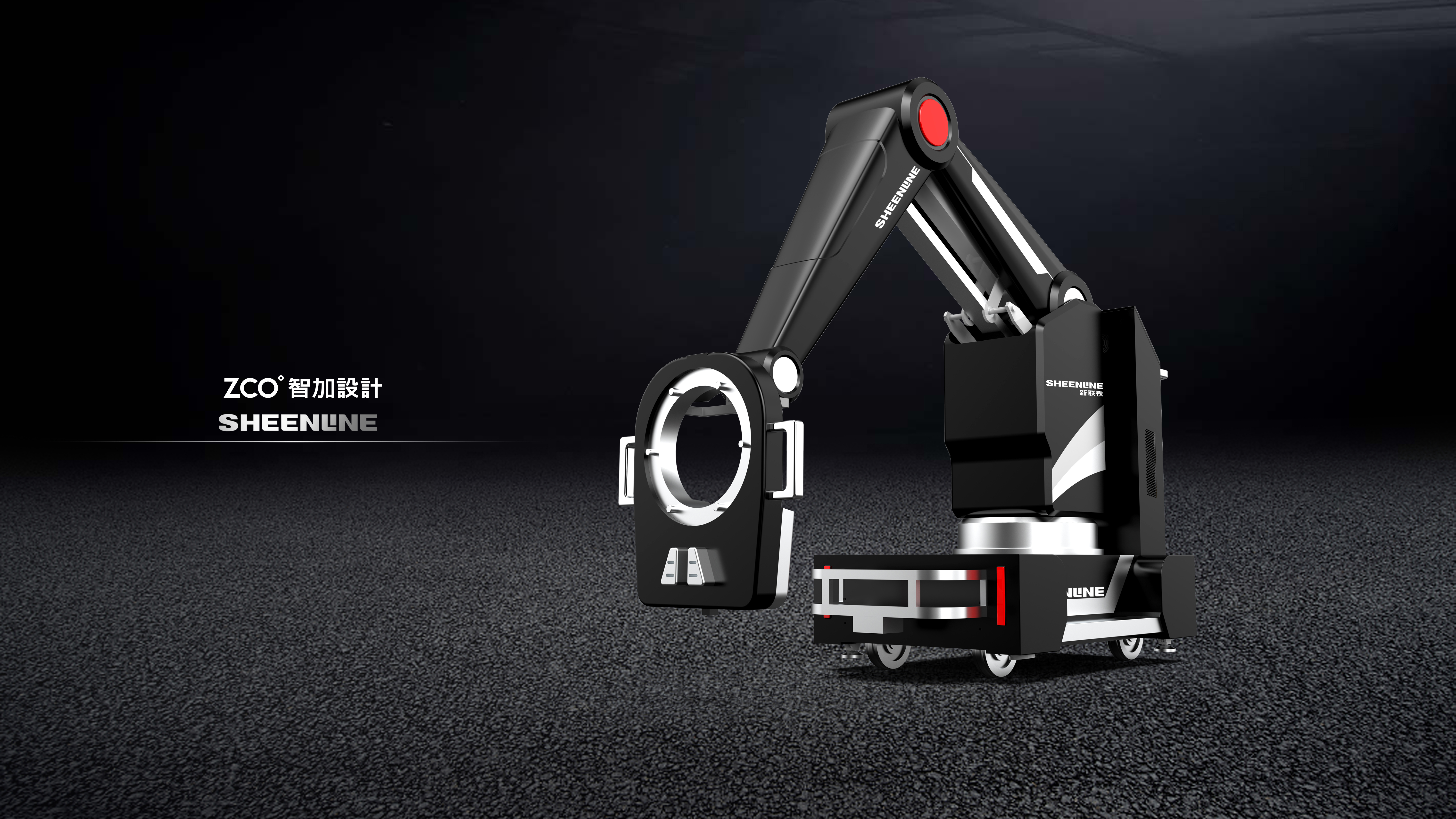 Zhijia design，Motor car hoisting，repair，robot，Industrial robot，Maintenance robot，