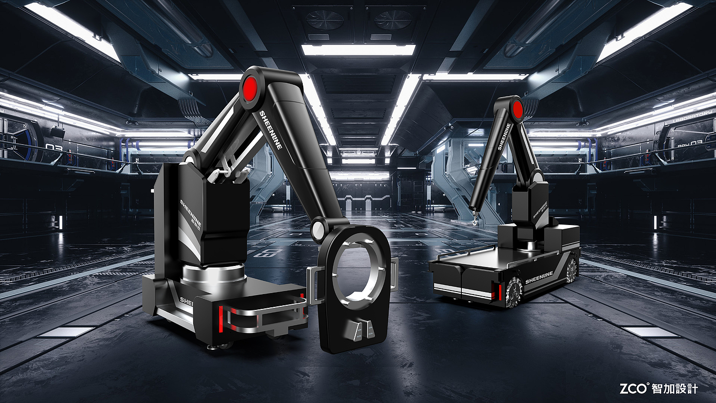Zhijia design，Motor car hoisting，repair，robot，Industrial robot，Maintenance robot，