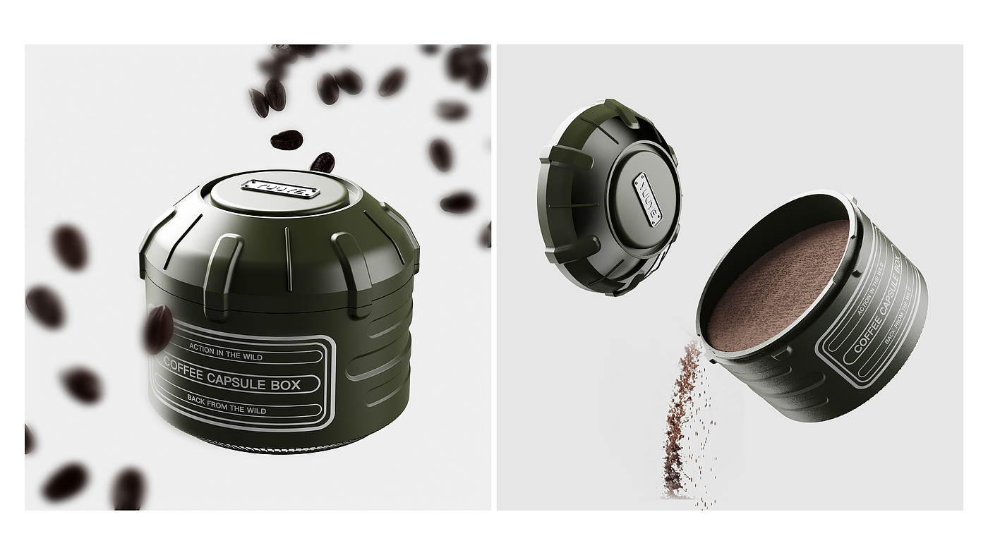 kyehsot，Render，product design，Camping Outdoor，Coffee machine，A touch，modeling，industrial design，