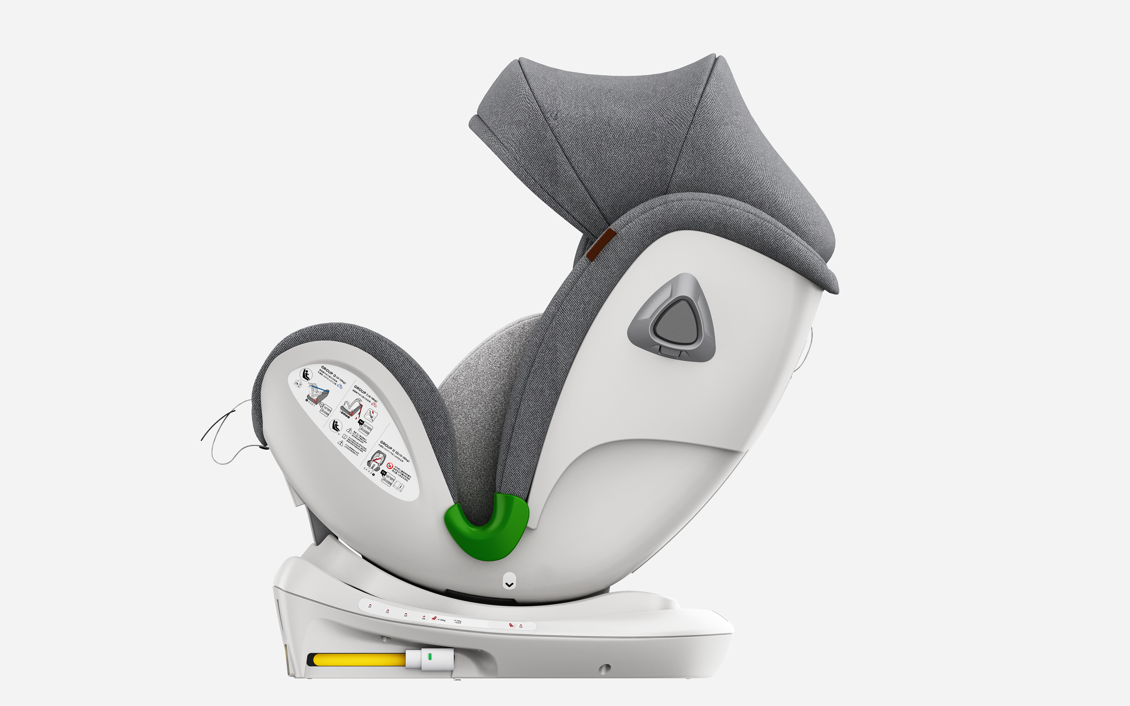 vehicle-use child safety seats，E-commerce details page，Product rendering，Child mother and baby，