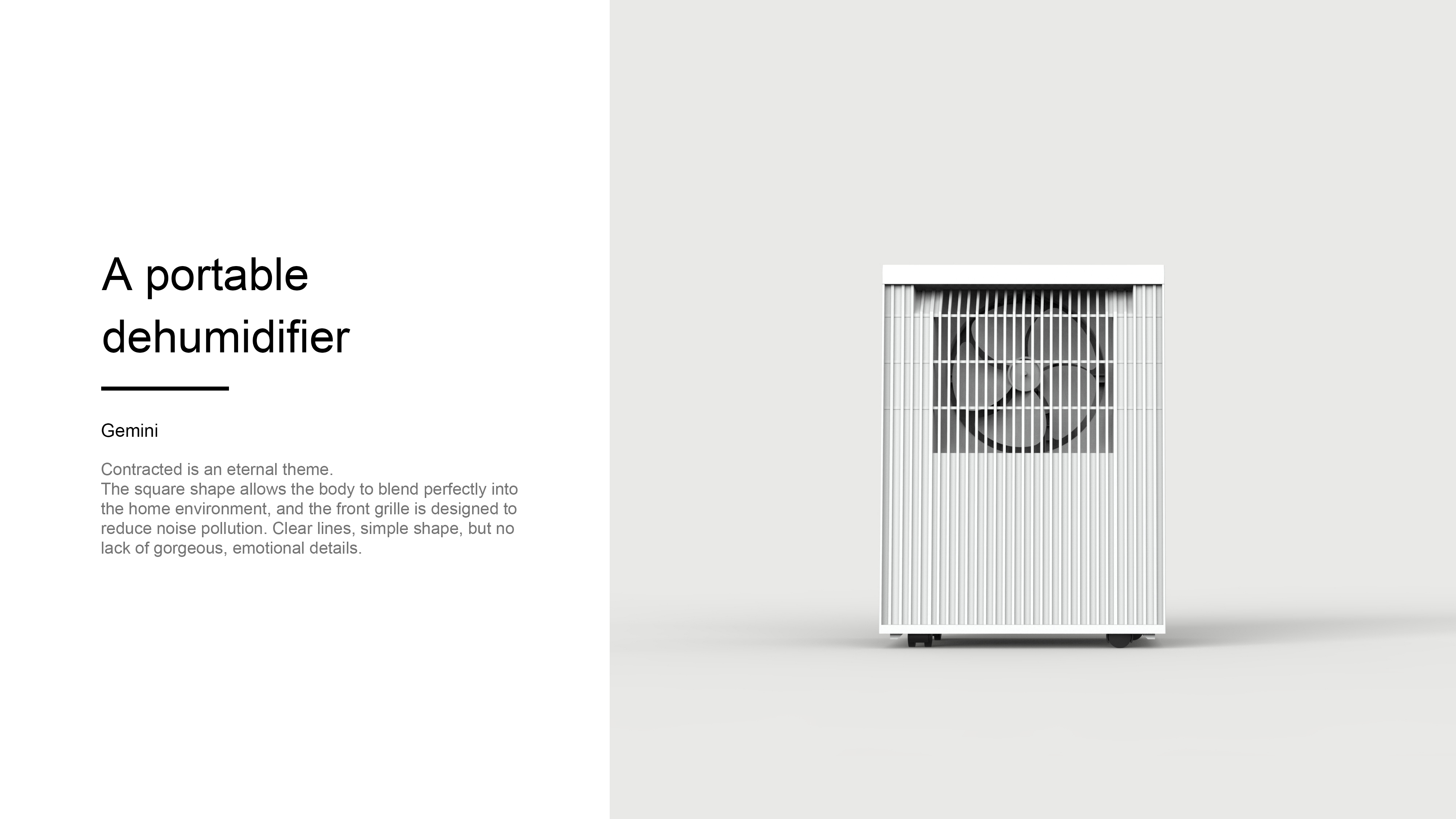 Household Electric Appliances，Environmental electrical appliances，Dehumidification Products，geometry，Simplicity，