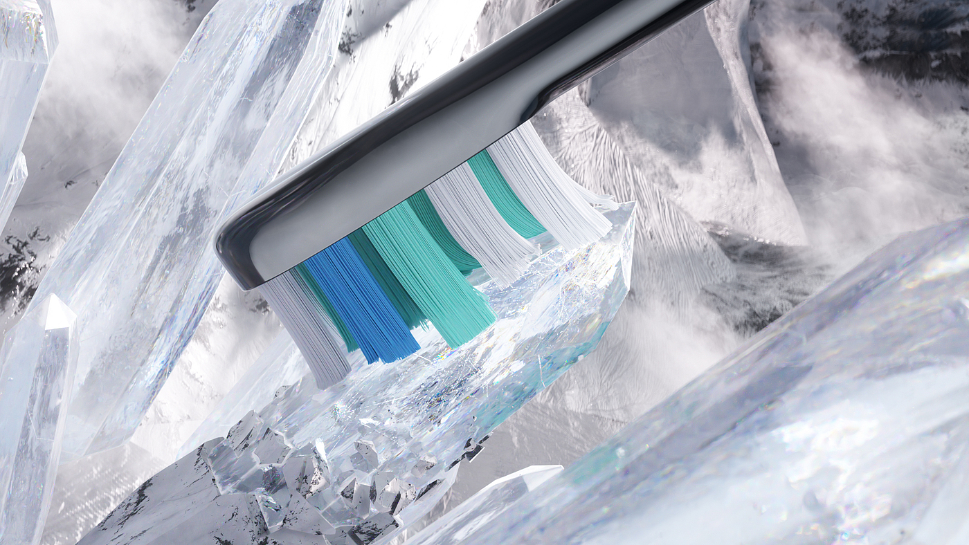 Electric toothbrush，Smart home，dynamic design ，Product video，CG video，