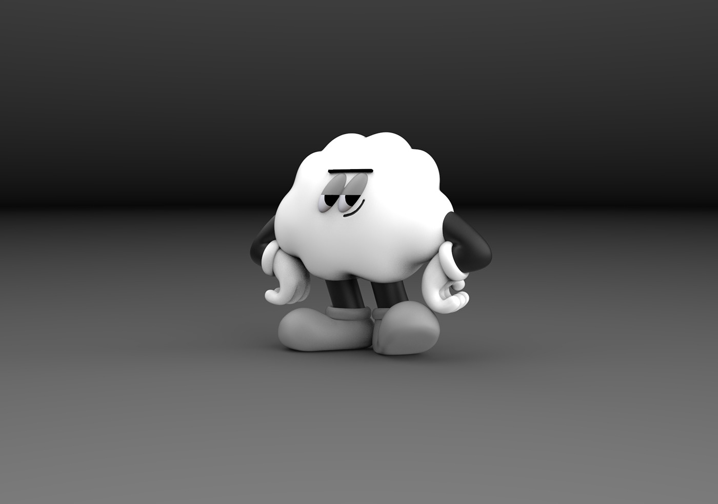 BestFriend Emudy，Character design，3D modeling，industrial design，