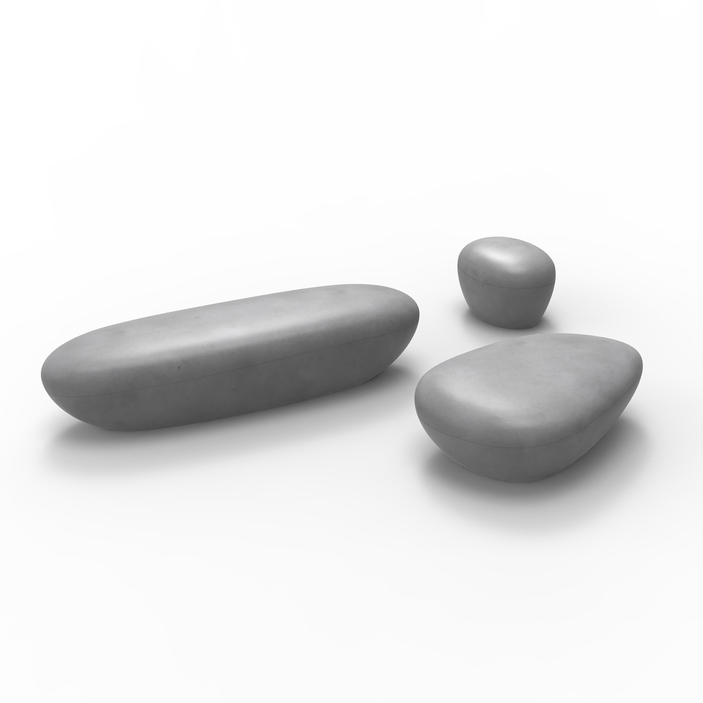 bench，concrete，curve，texture，