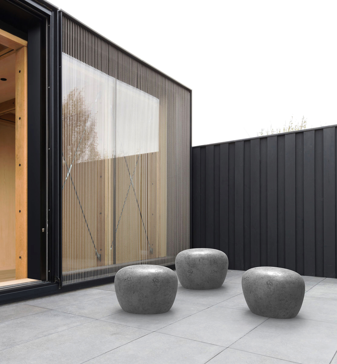 bench，concrete，curve，texture，