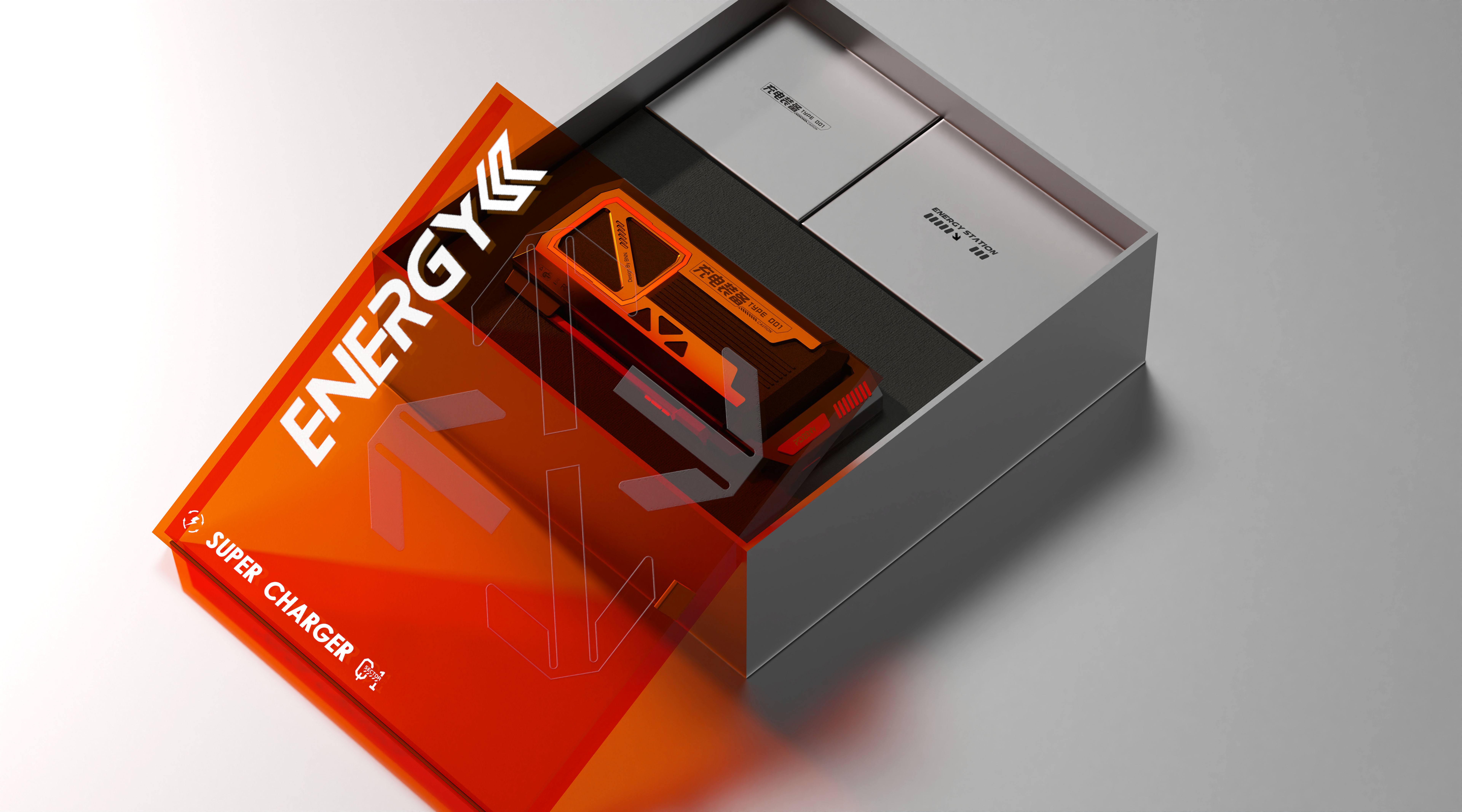 Cyberpunk，Mobile charging，portable battery，portable source，Apple charging，Magnetic suction charging，