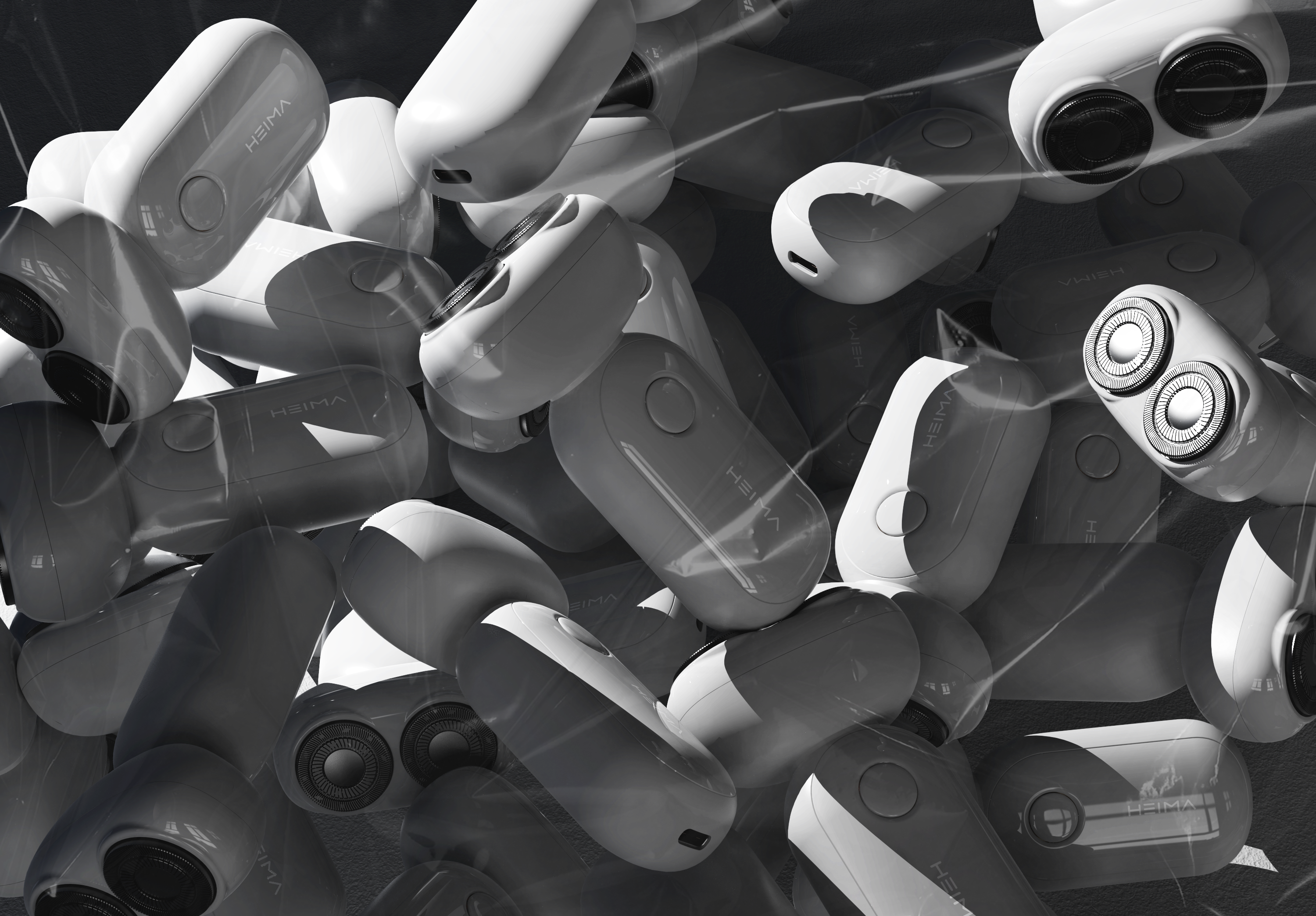 razor，Gehu，3C digital，product design，industrial design，Tide play，