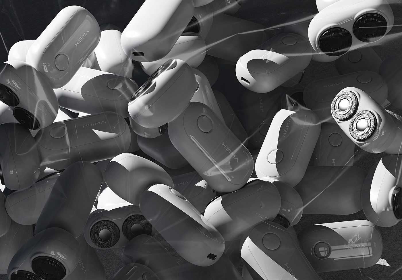 razor，Gehu，3C digital，product design，industrial design，Tide play，