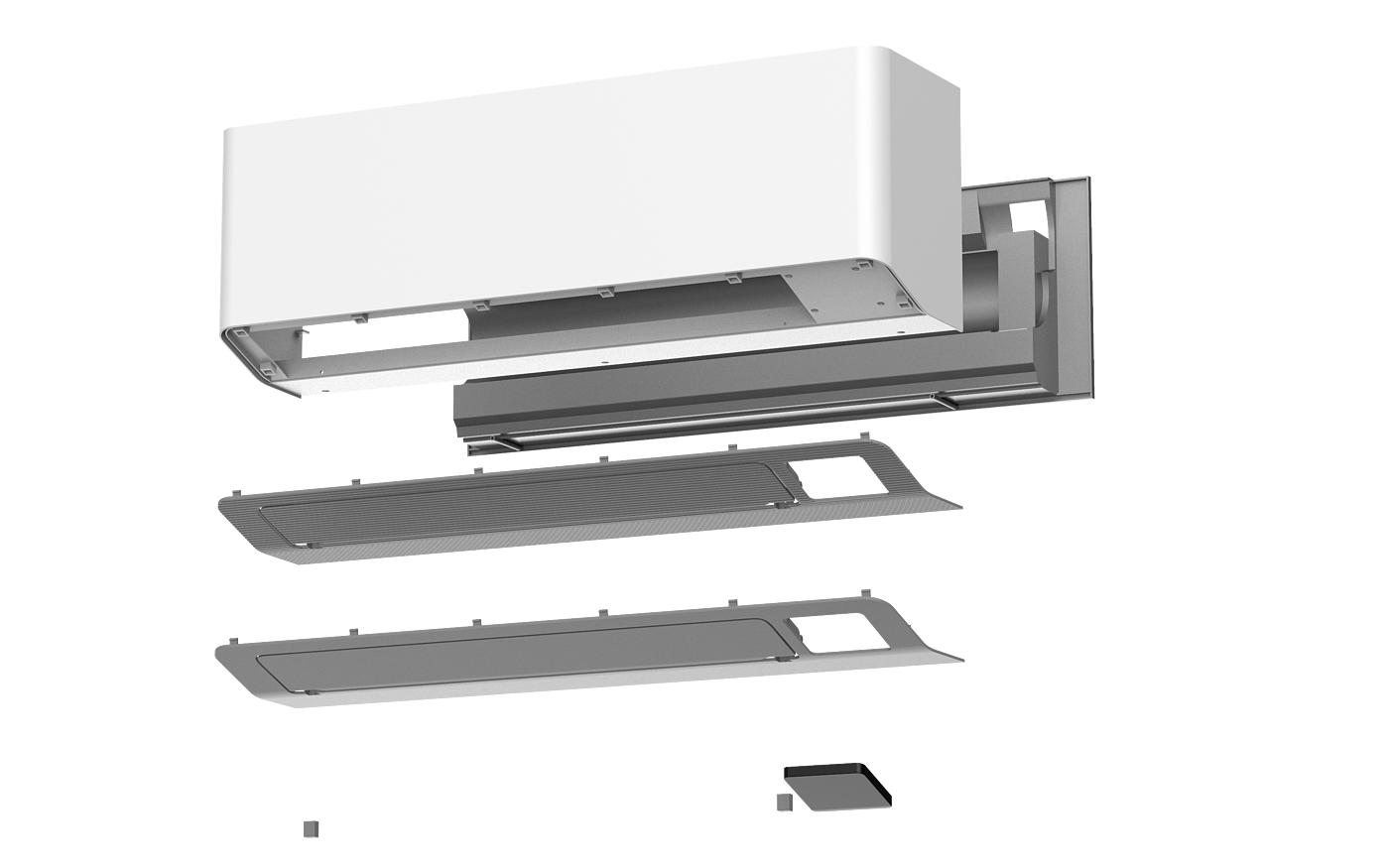 industrial design，product design，Domestic air conditioner，Mitsubishi Heavy Industries，Remote control，Key design，Wabi-Sabi，