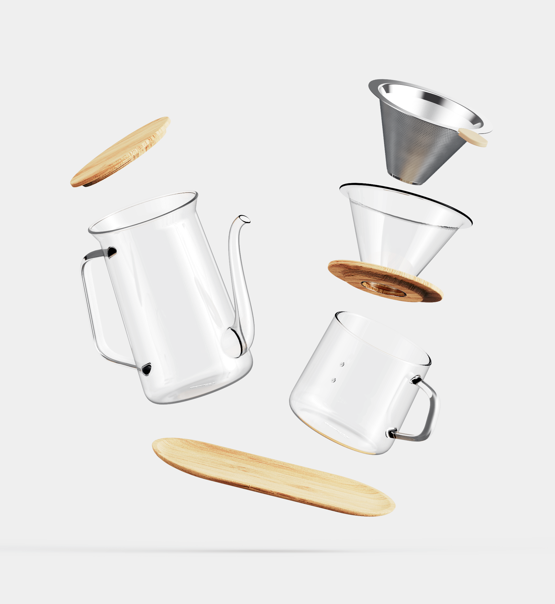 industrial design，product design，Coffee，Make coffee by hand，Household products，Drip Coffee，kitchen，Coffee pot，