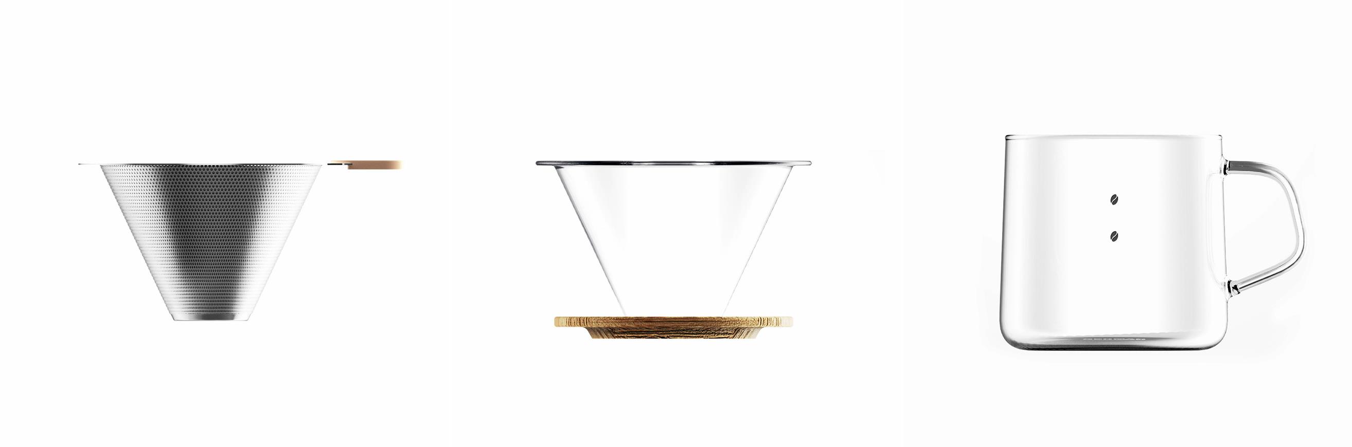 industrial design，product design，Coffee，Make coffee by hand，Household products，Drip Coffee，kitchen，Coffee pot，