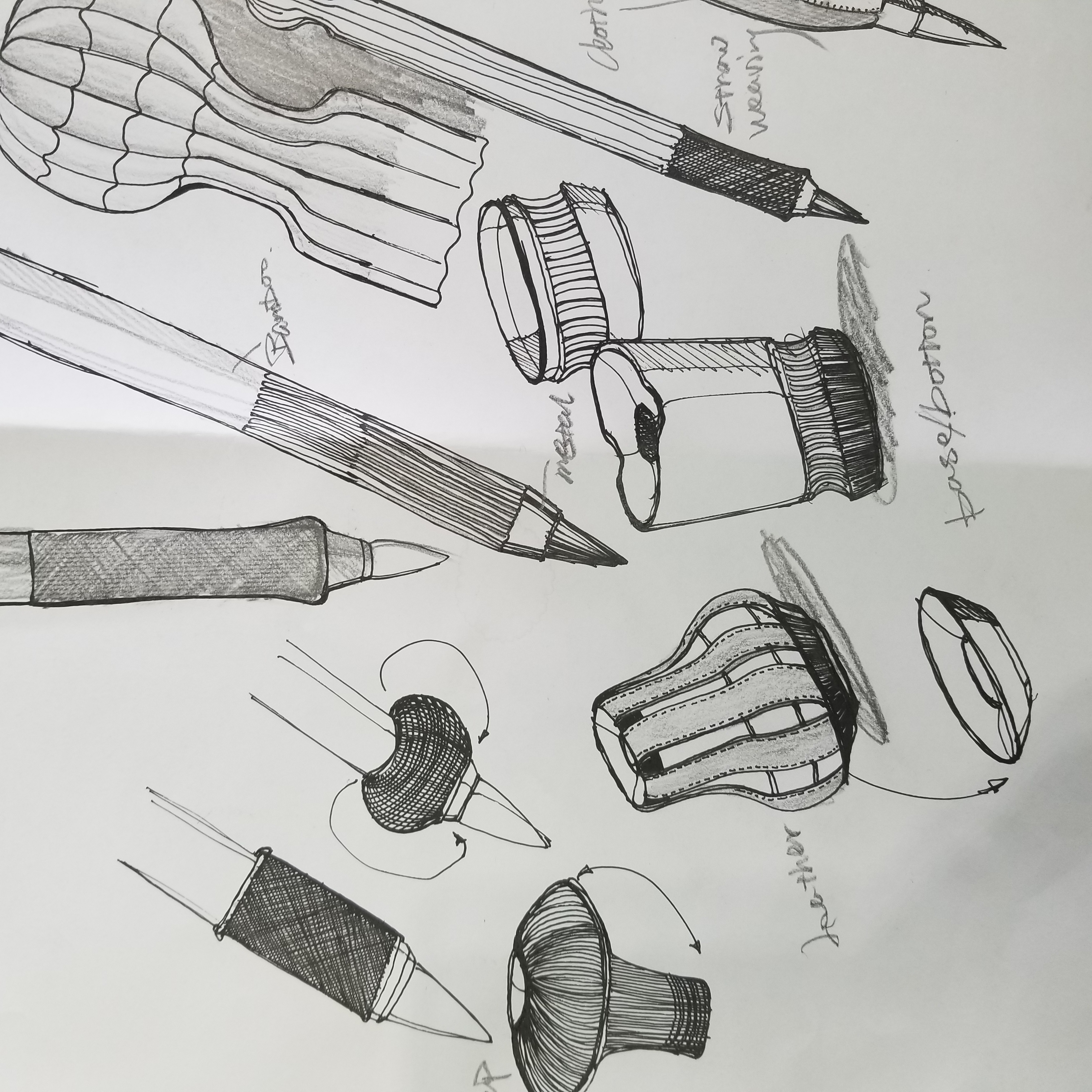 modularization，writing brush，Intangible cultural heritage，Bamboo，