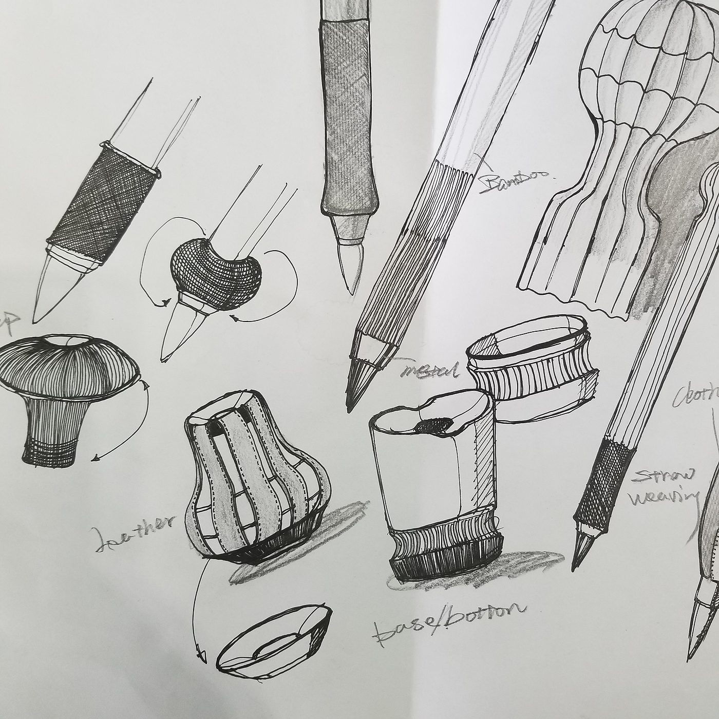 modularization，writing brush，Intangible cultural heritage，Bamboo，