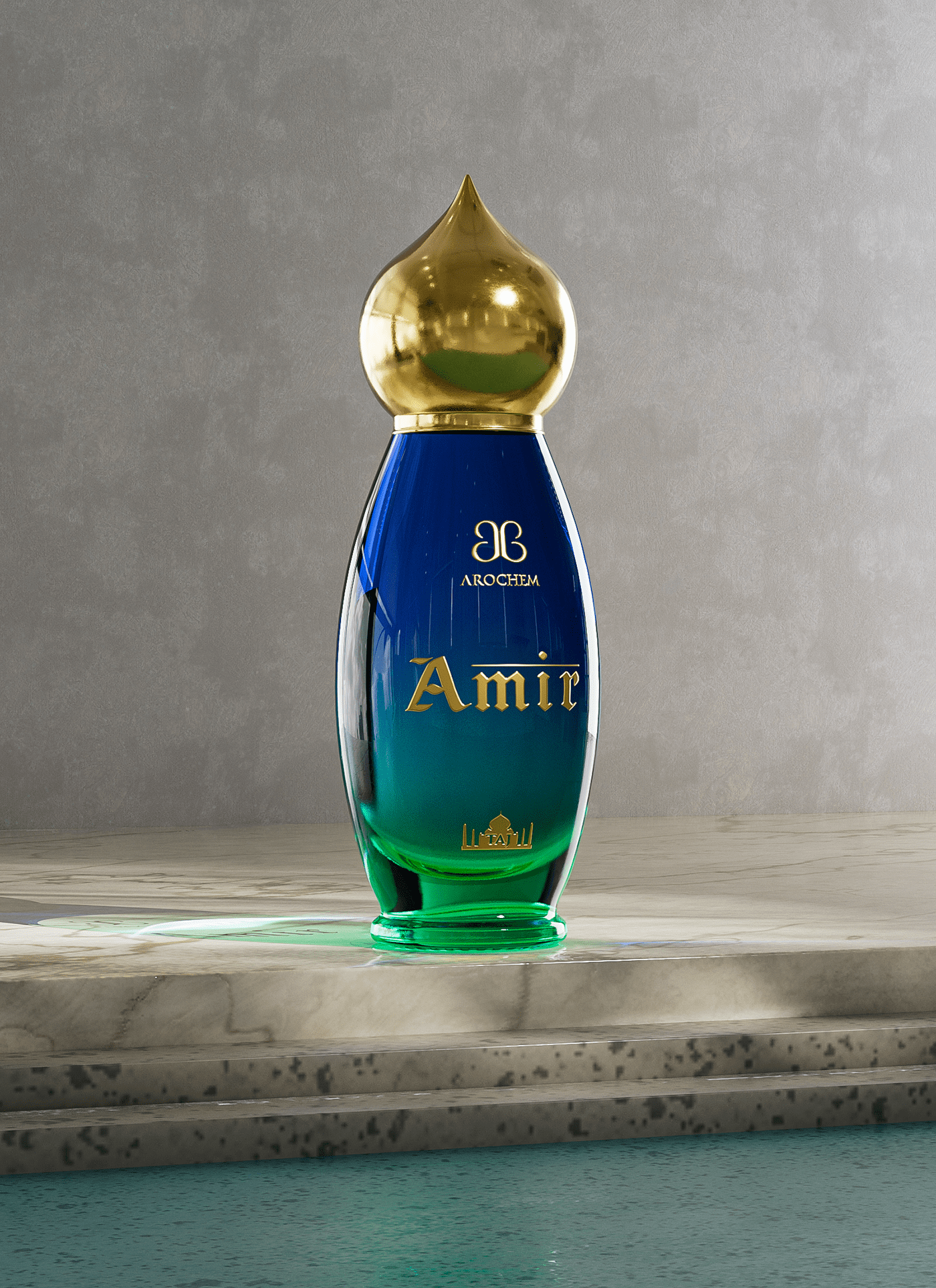 Perfume，packing design，Arochem Attar，Art design，