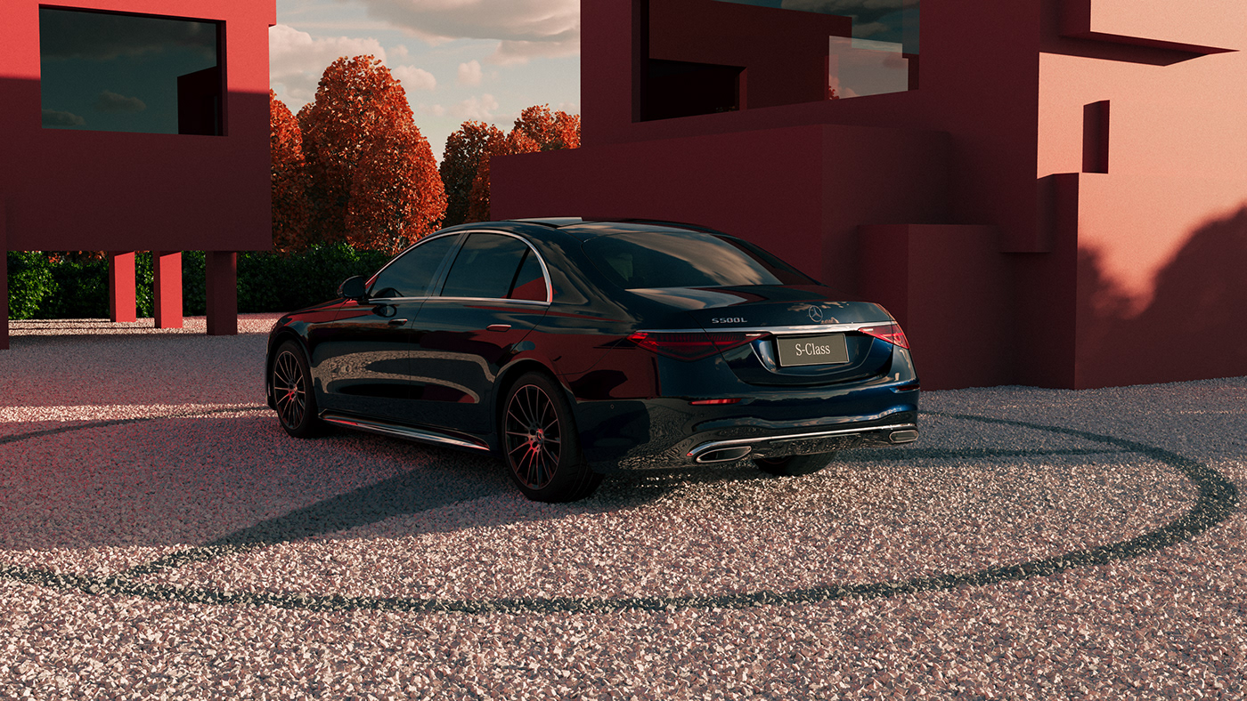 automobile，Benz，cgi，