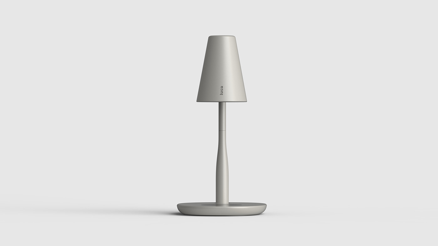 Desk lamp，Minimalism，black and white，