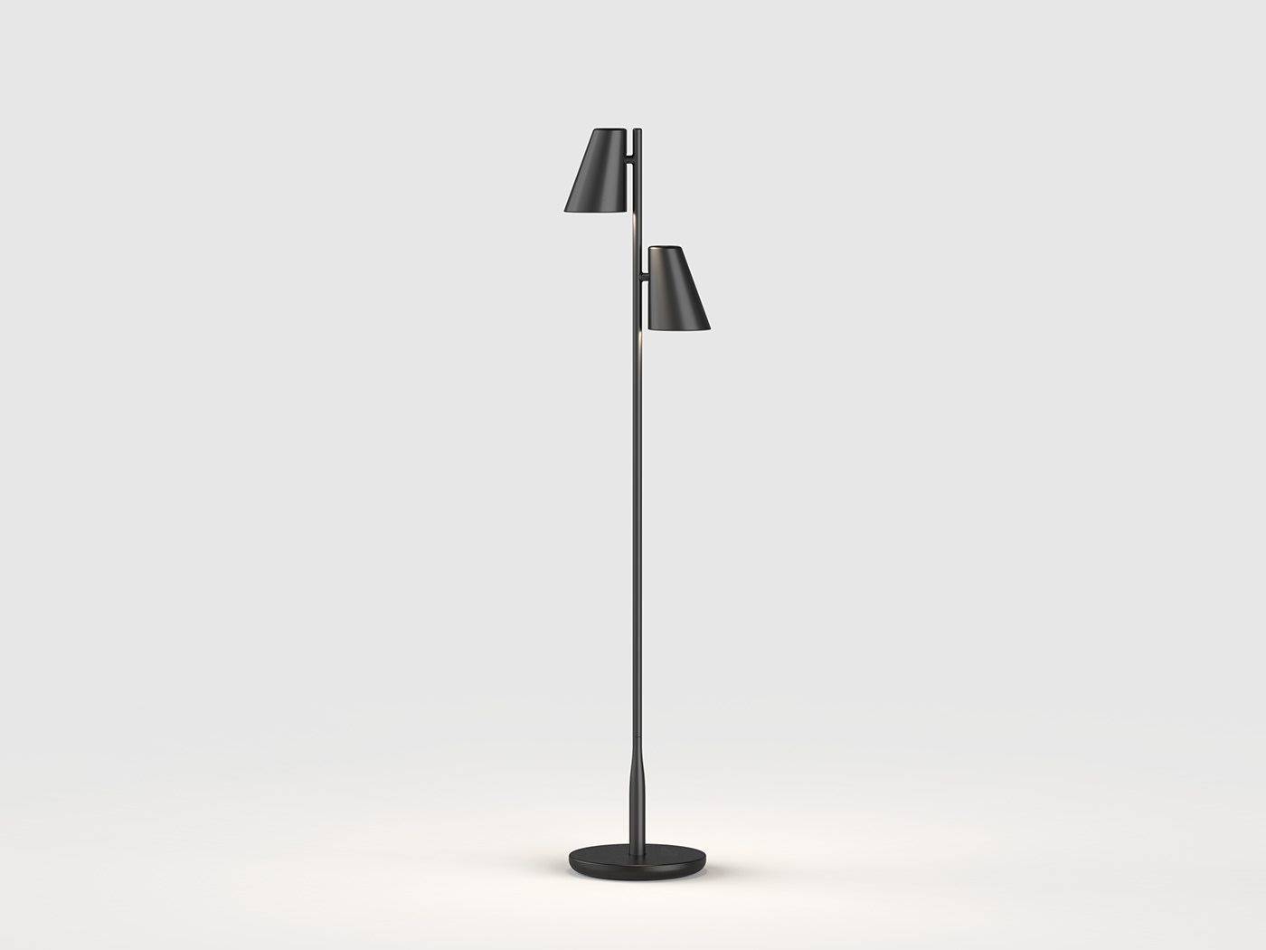 Desk lamp，Minimalism，black and white，