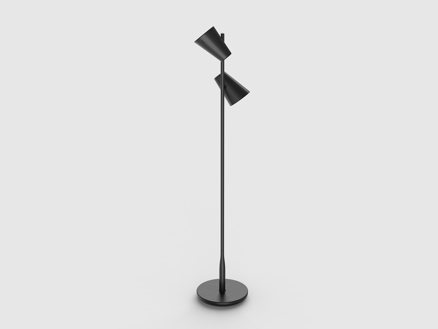 Desk lamp，Minimalism，black and white，