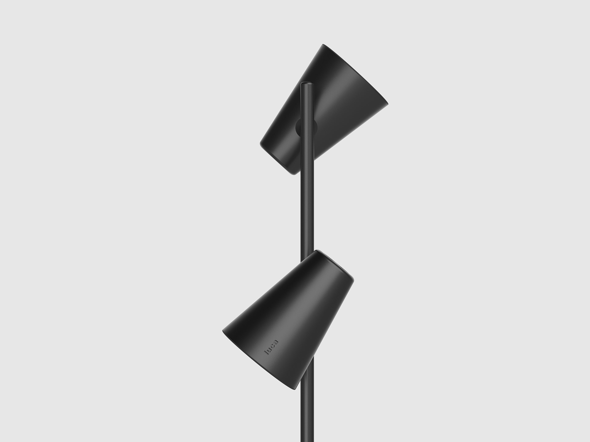 Desk lamp，Minimalism，black and white，