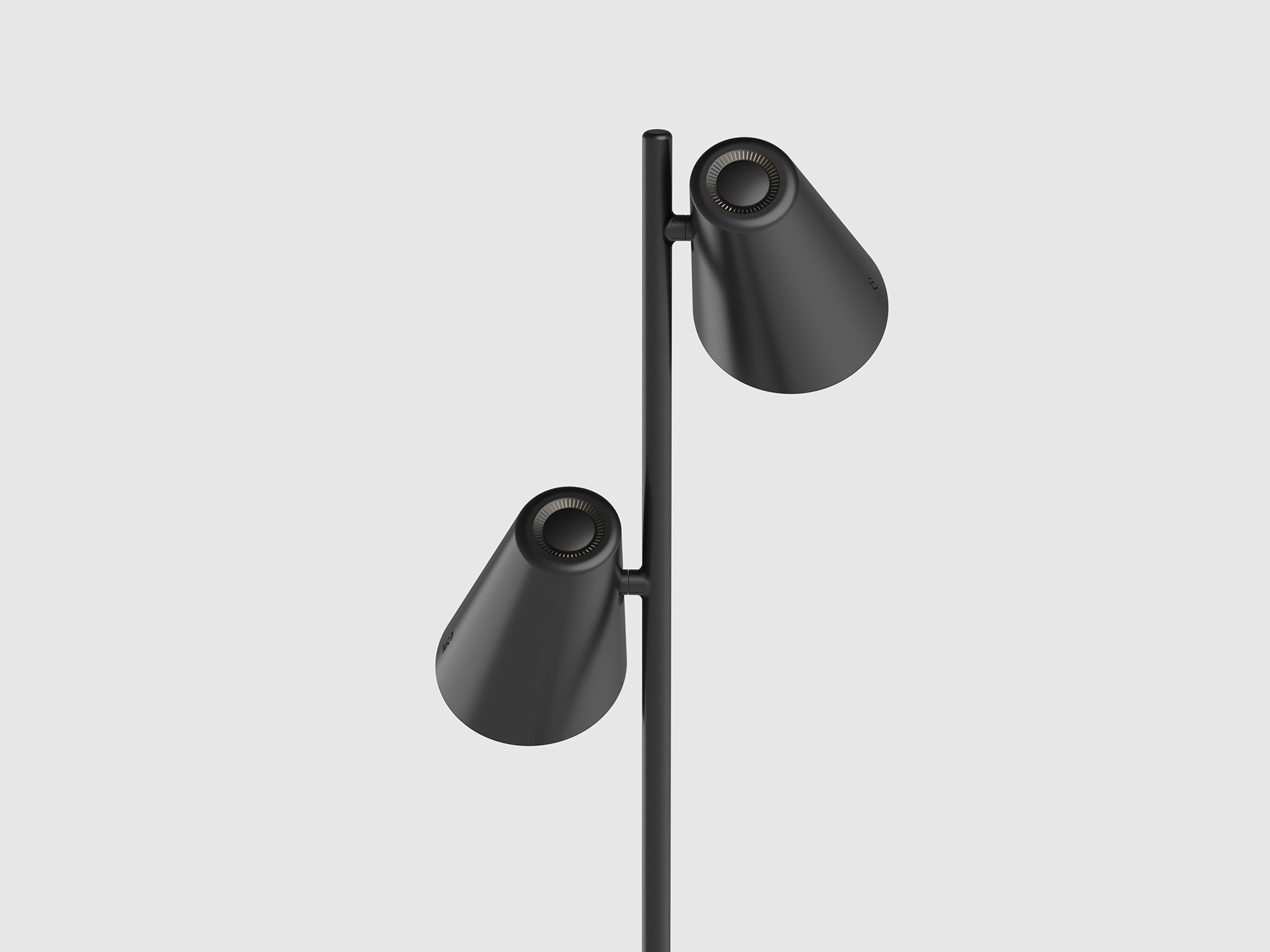 Desk lamp，Minimalism，black and white，