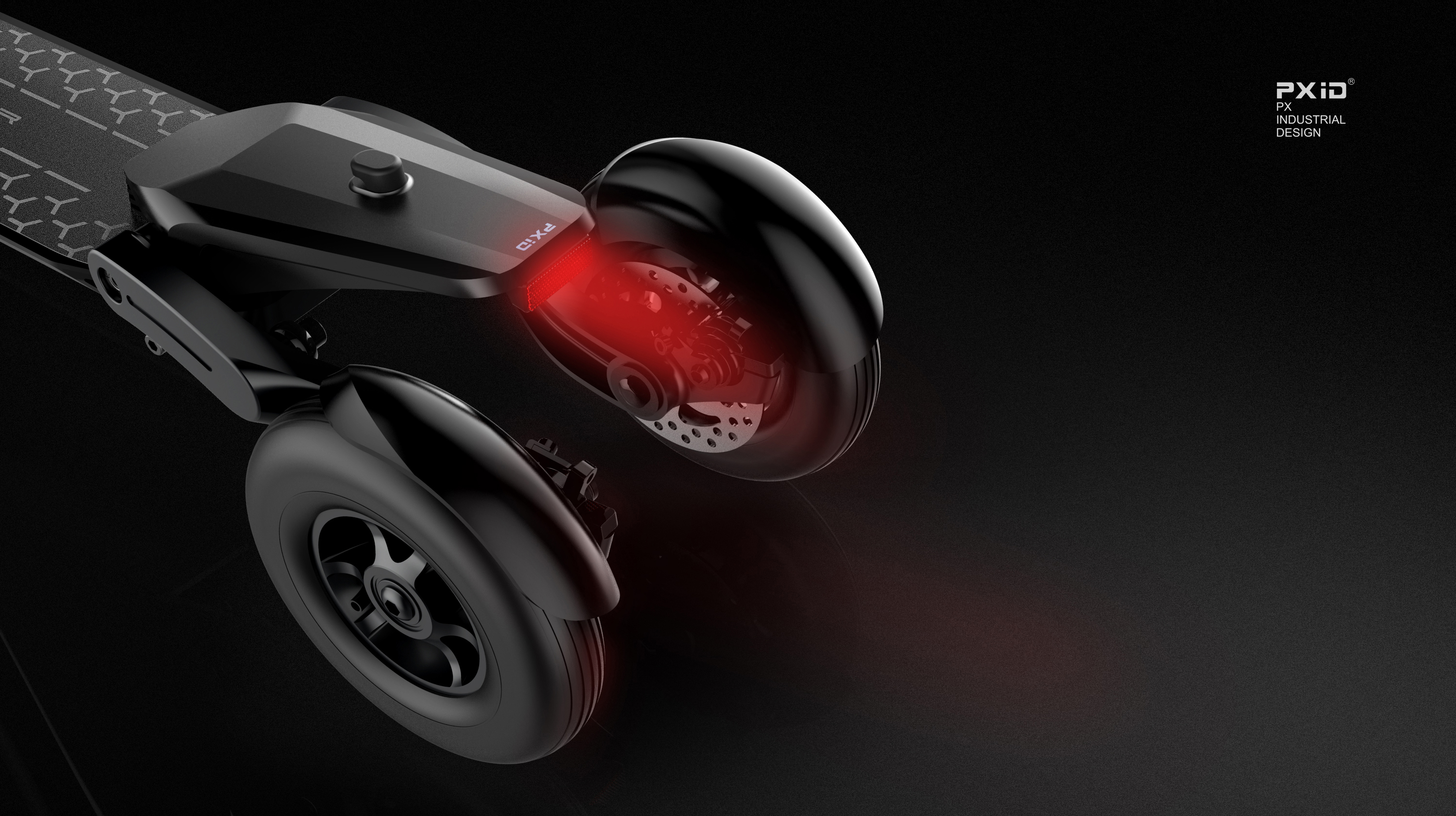 Design of electric scooter，Scooter design，Balance car design，Design of walking tools for the elderly，pxid，Product oriented industrial design，
