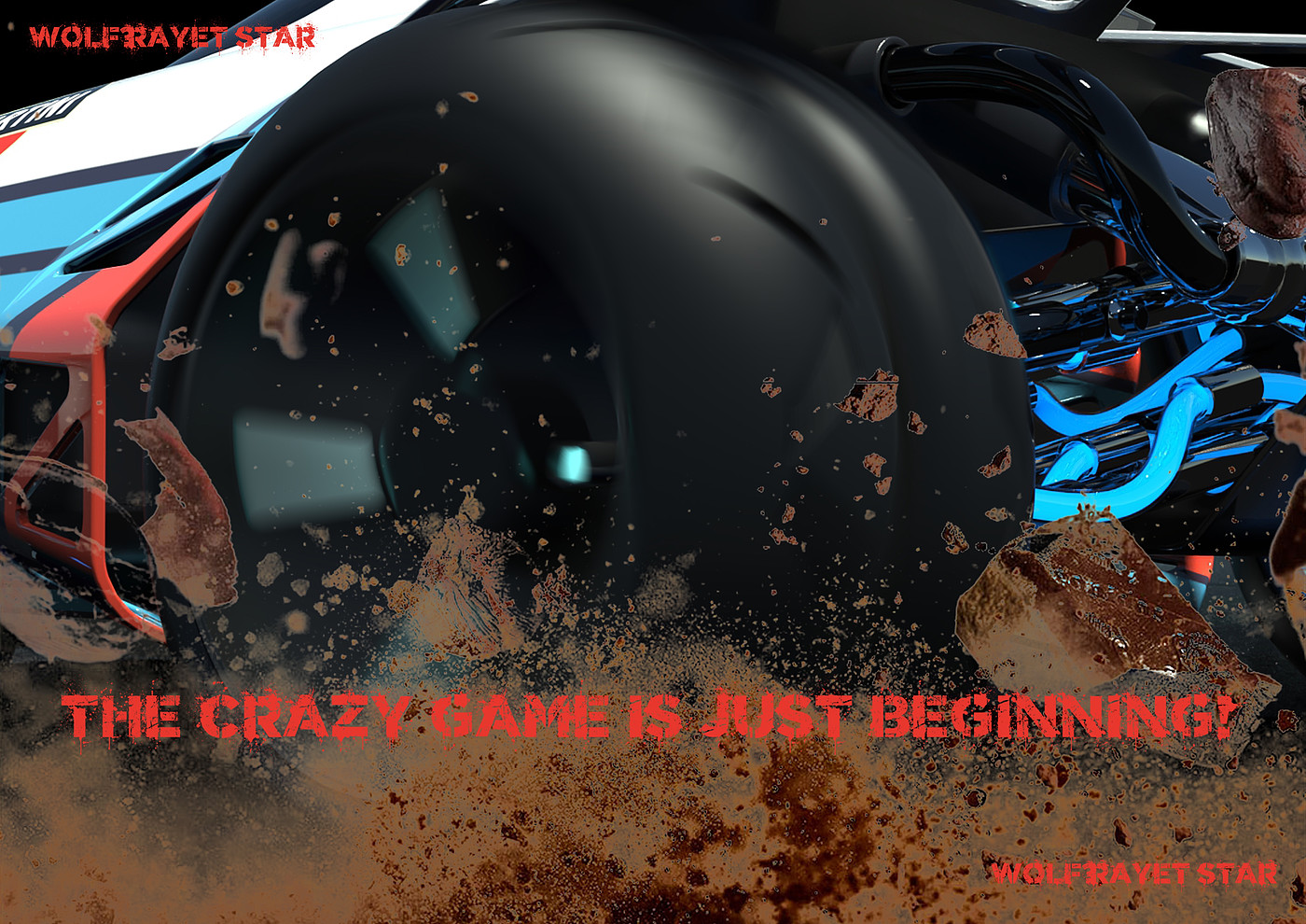 Concept Car，racing，Brain hole，Capricious，vehicle，