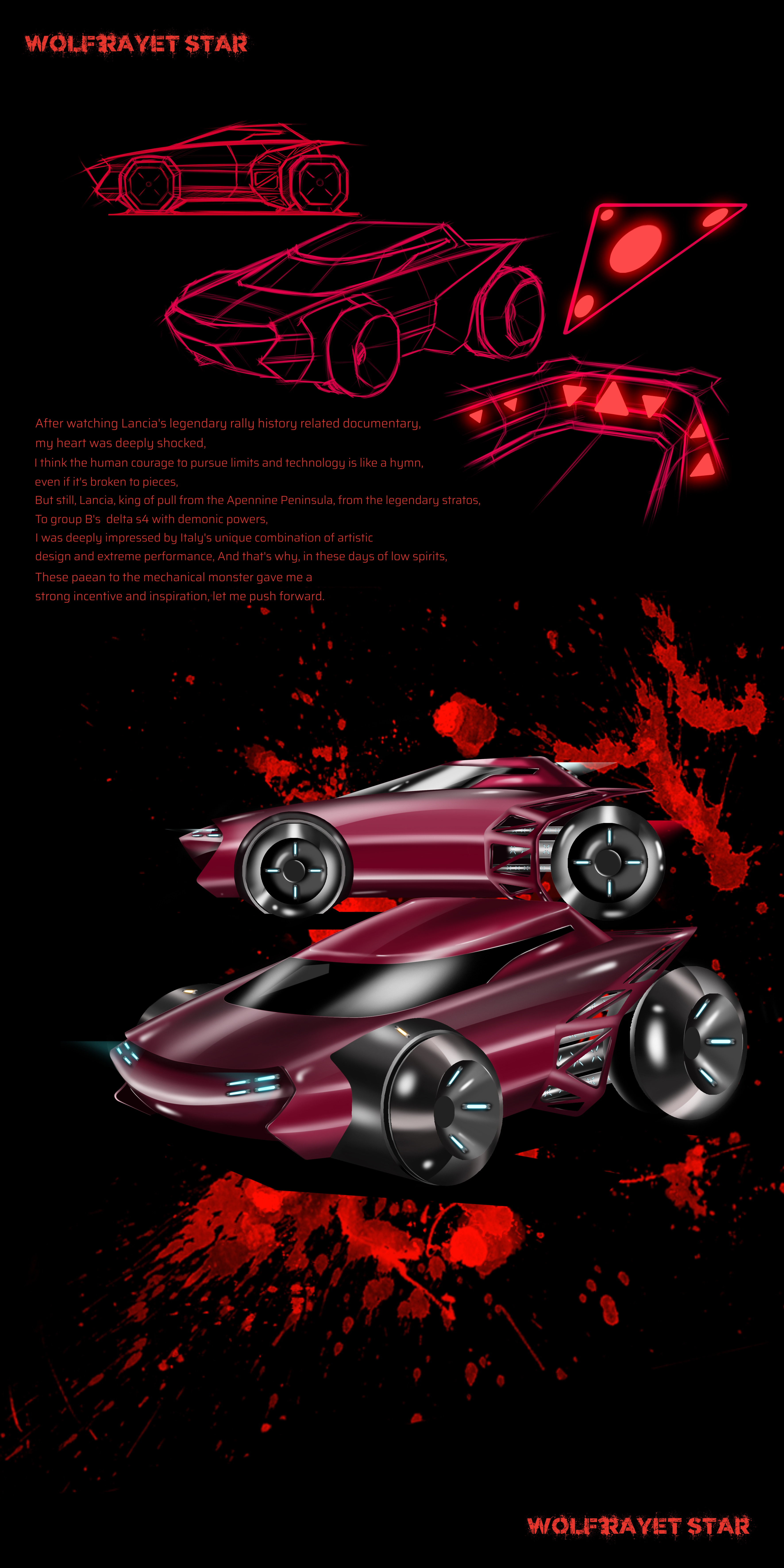 Concept Car，racing，Brain hole，Capricious，vehicle，