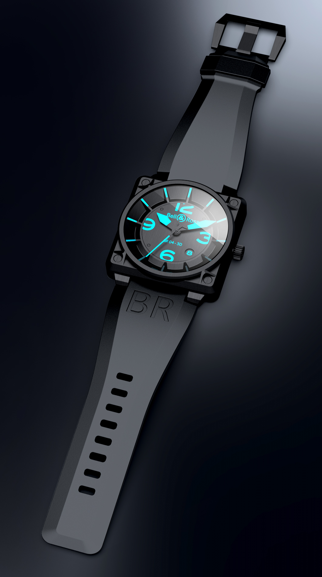 Metal，Pilot Watch，modeling，