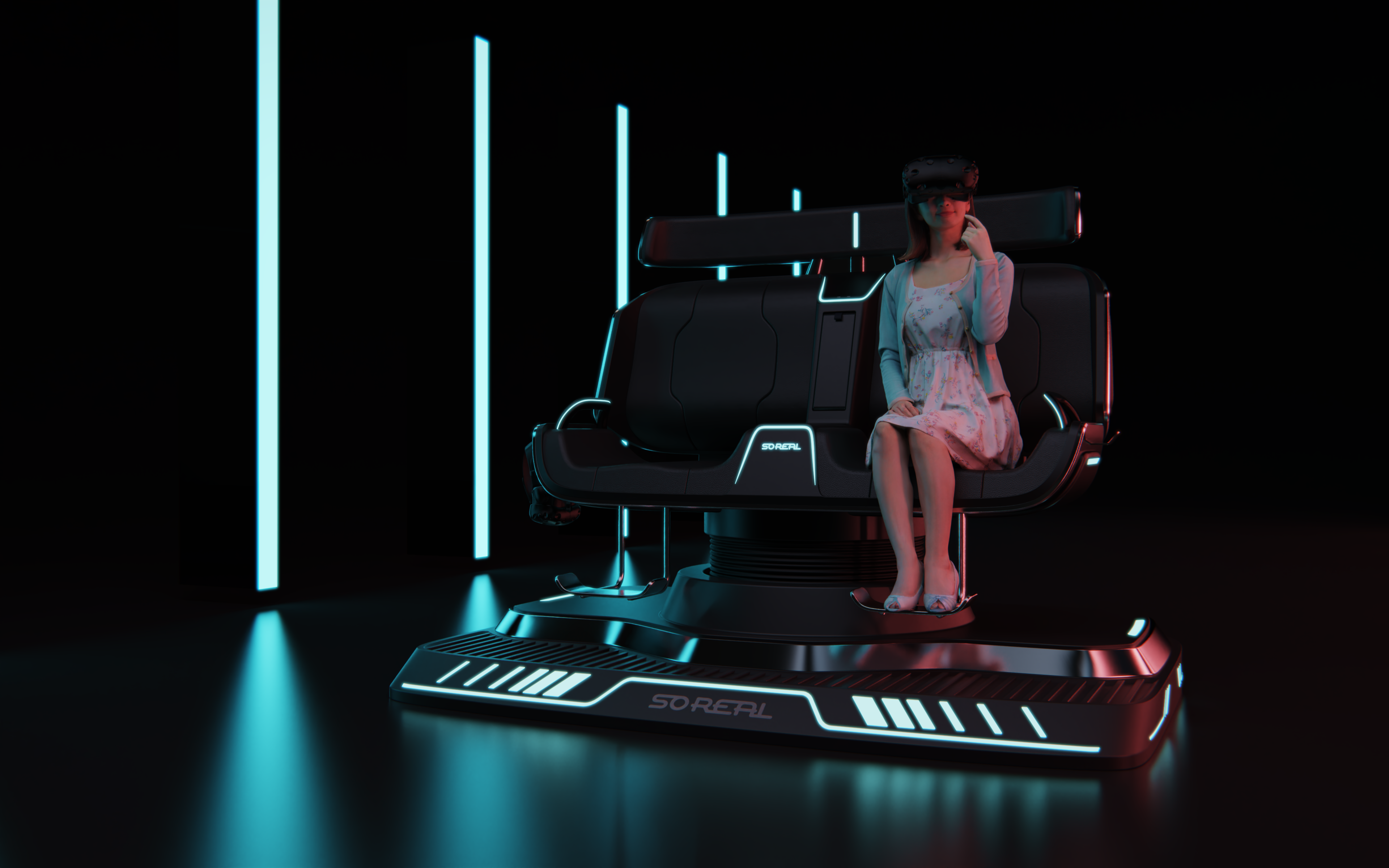 simulator，virtual reality，soreal，industrial design，XR，vr，ar，chair，