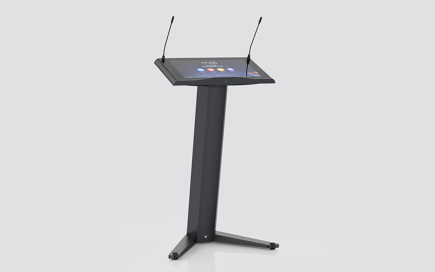LED, smart podium, conference, touch interaction, lift，