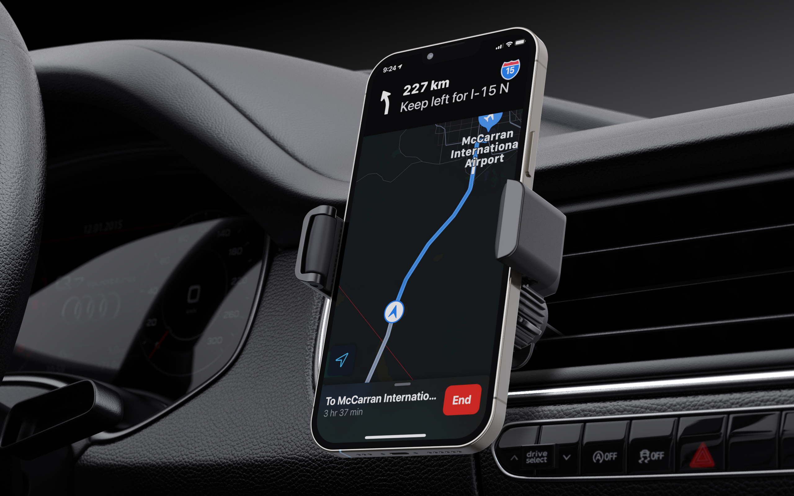 Mobile phone bracket，Mobile phone holder，Intelligent mobile phone，Car air outlet，safe driving，Magnetic phone holder，iPhone，MagSafe，