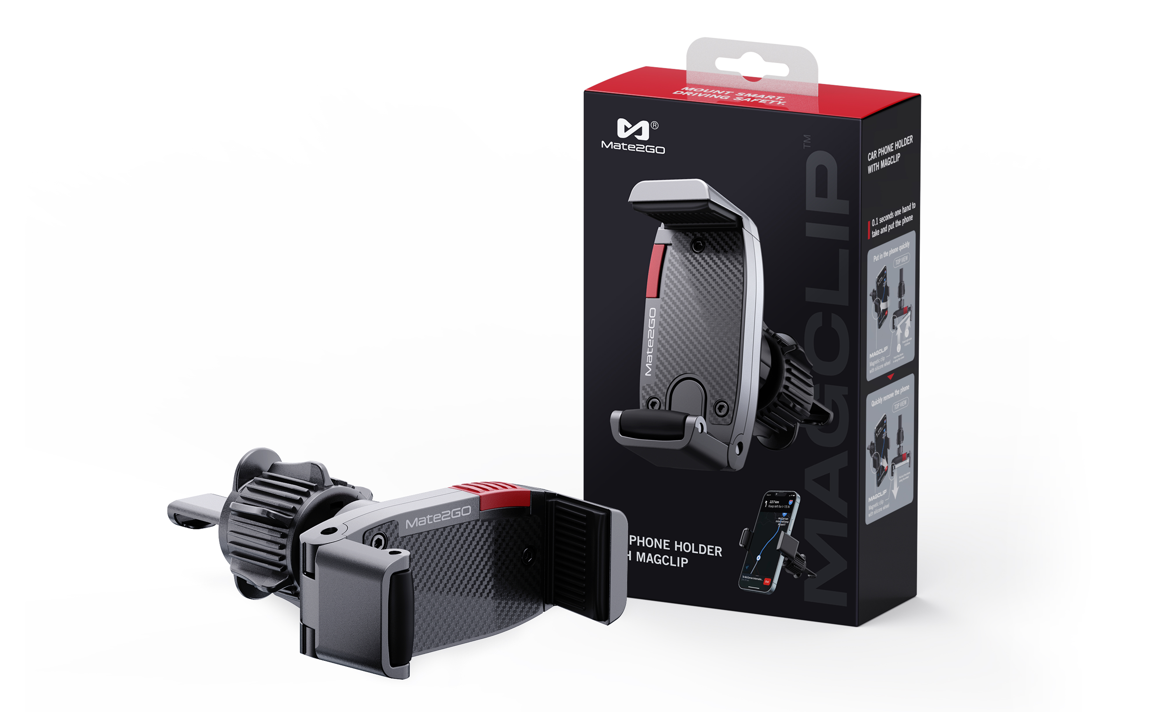 Mobile phone bracket，Mobile phone holder，Intelligent mobile phone，Car air outlet，safe driving，Magnetic phone holder，iPhone，MagSafe，