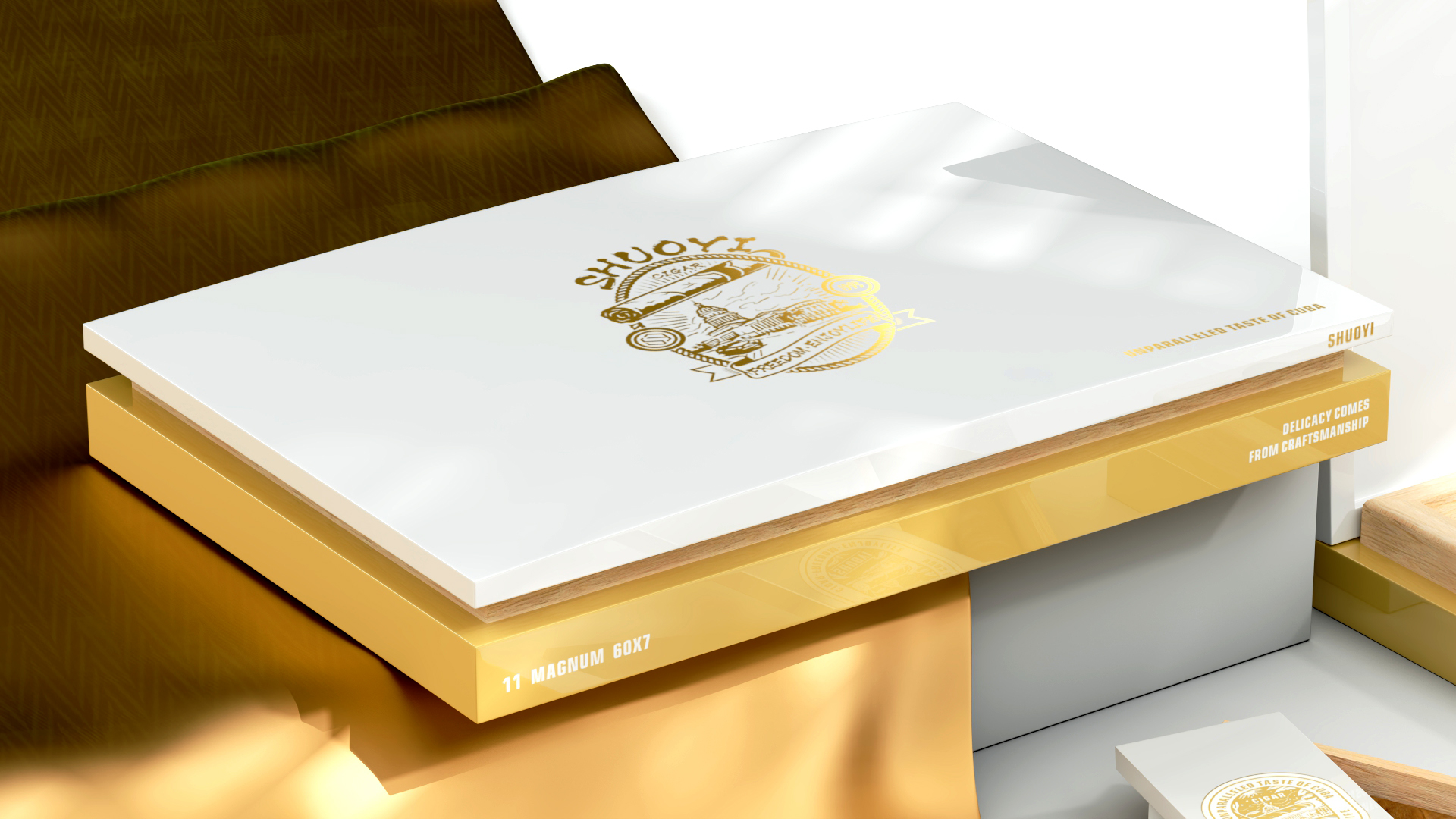 Wooden box，new products ，Cigar box，